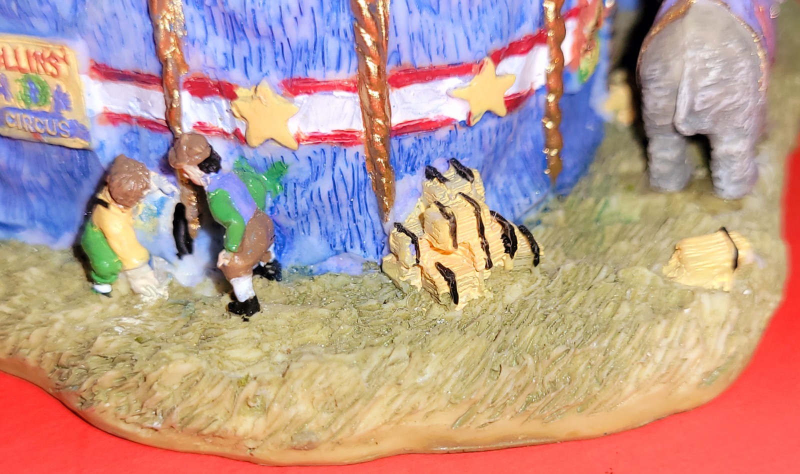 VTG Rare 1998 Liberty Falls Circus Big Top Entrance Miniature Village AH1149