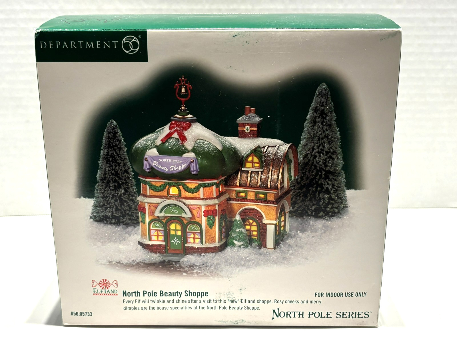 DEPT 56 NORTH POLE SERIES NORTH POLE BEAUTY SHOPPE Elfland