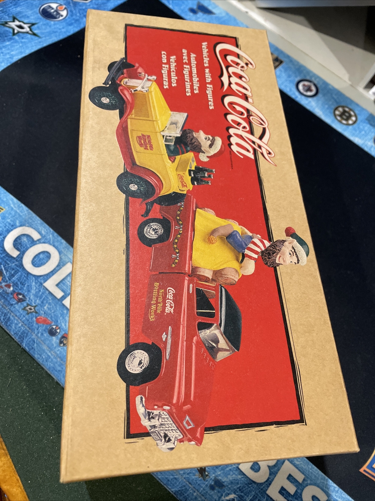 Coca Cola North Pole Bottling Works Brand New 1/43 Scale Vehicles With Figures