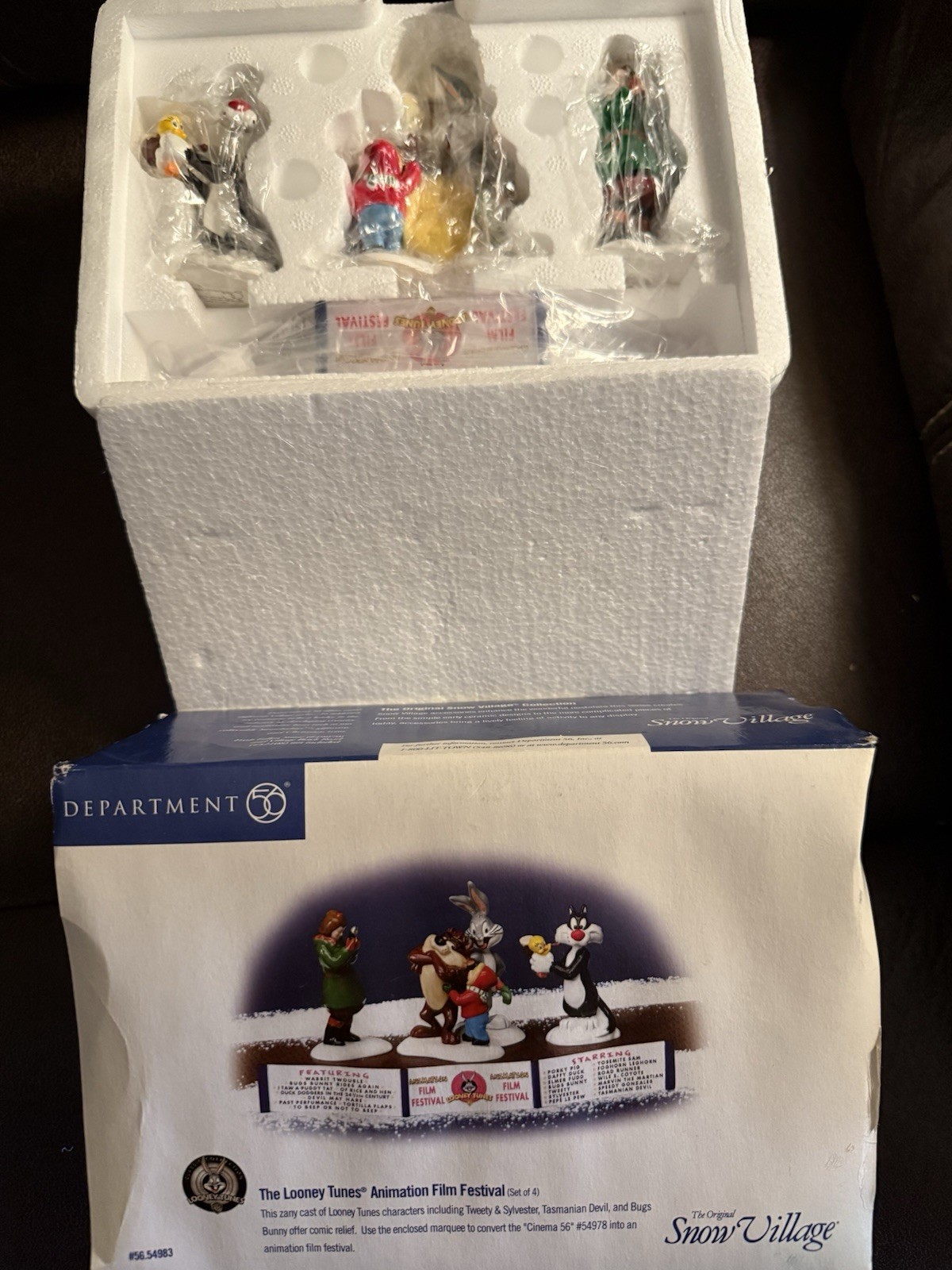 Dept 56 Orig Snow Village – The Looney Tunes Animation Film Festival