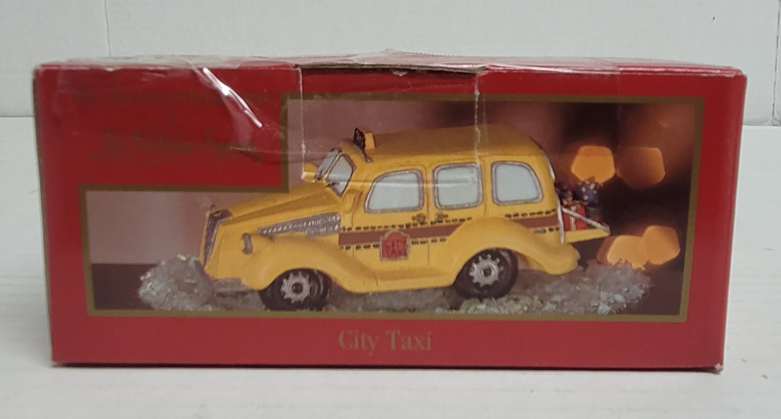 The Village Collection by St Nicholas Square Accessory CITY TAXI in original Box