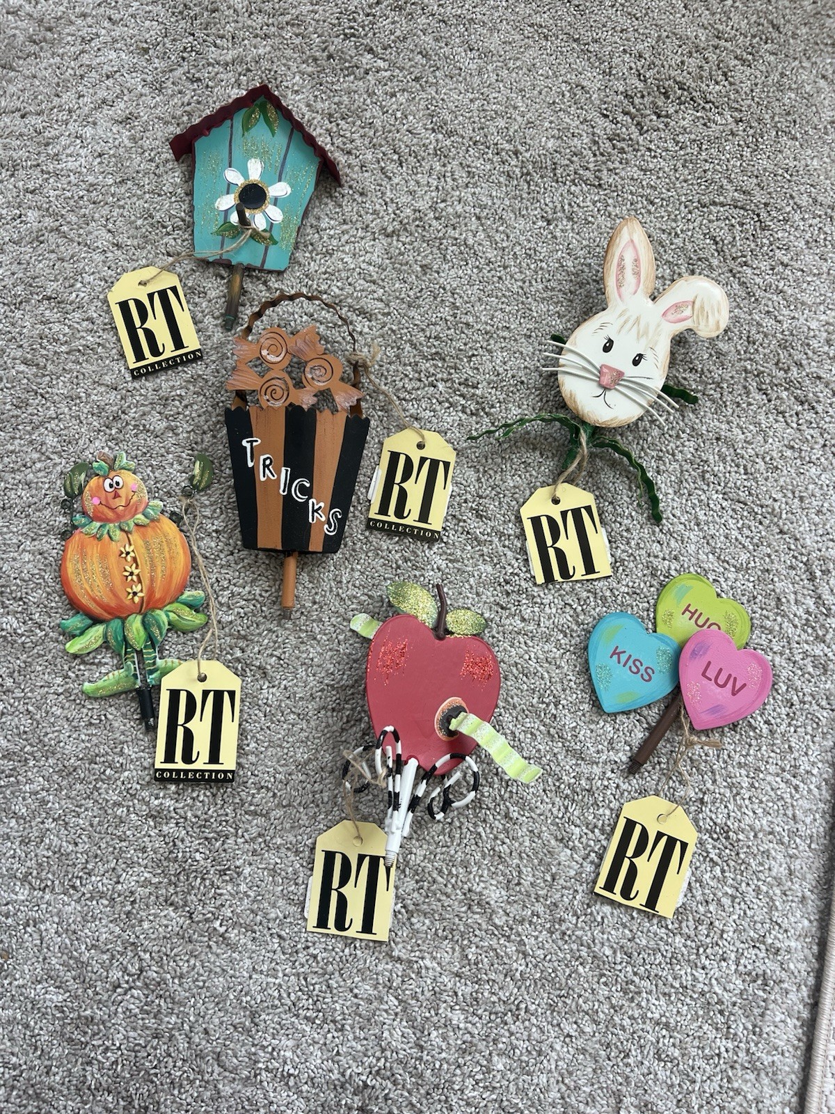 Round Top Collection New Metal Lot Finial All NWT
