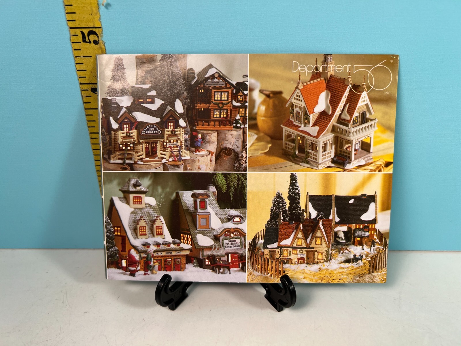 1998 Dept 56 Holiday collectible village buildings and decorations Pamphlet