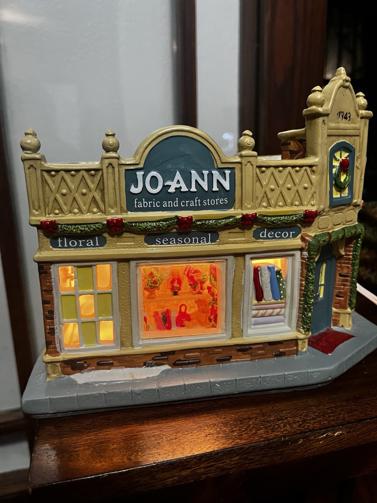 Jo-Ann Fabric And Craft Store Holiday Inspirations Christmas Village House
