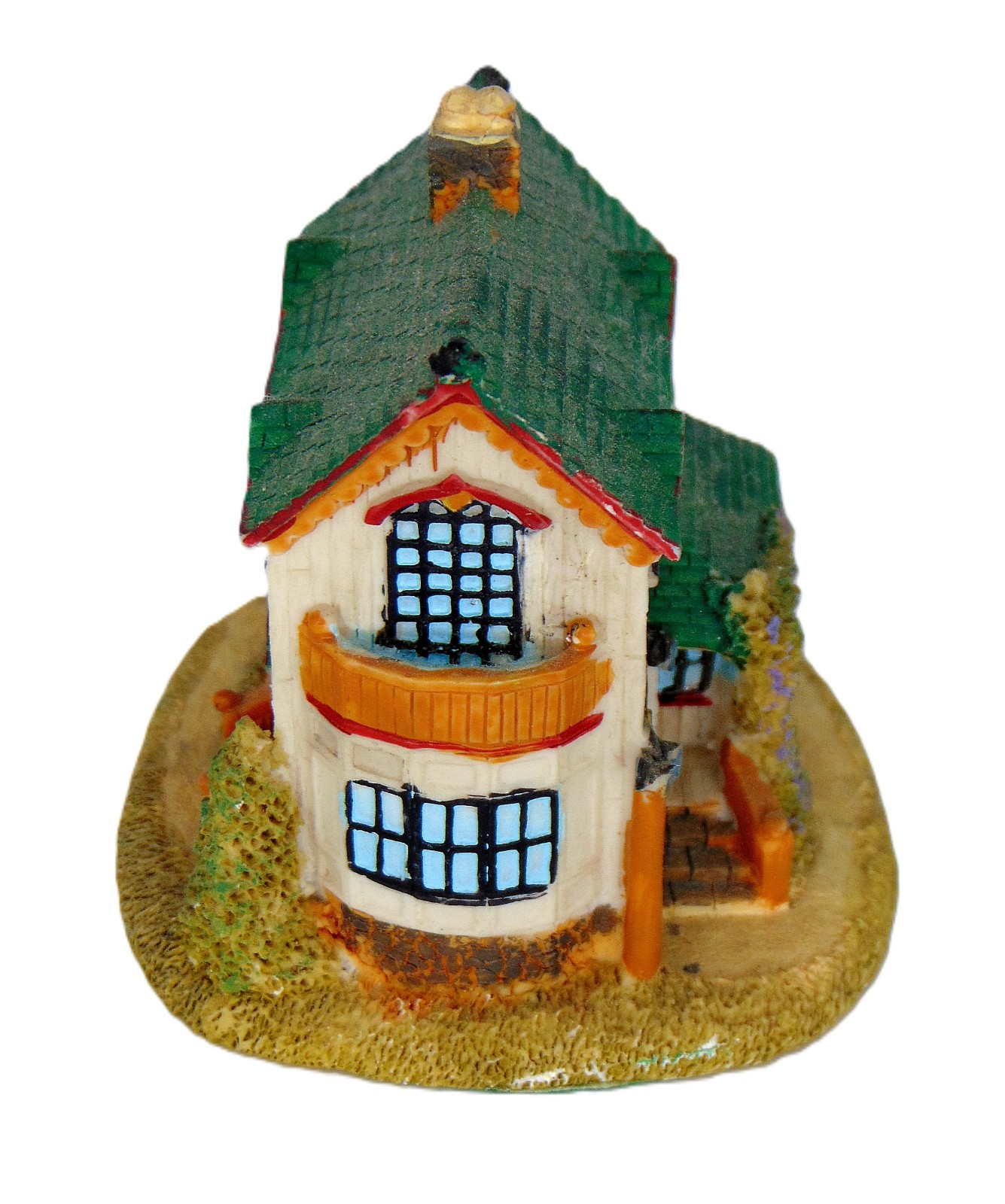 AMERICANA COLLECTION PACIFIC & MOUNTAIN TELEGRAPH OF LIBERTY FALLS CERAMIC HOUSE