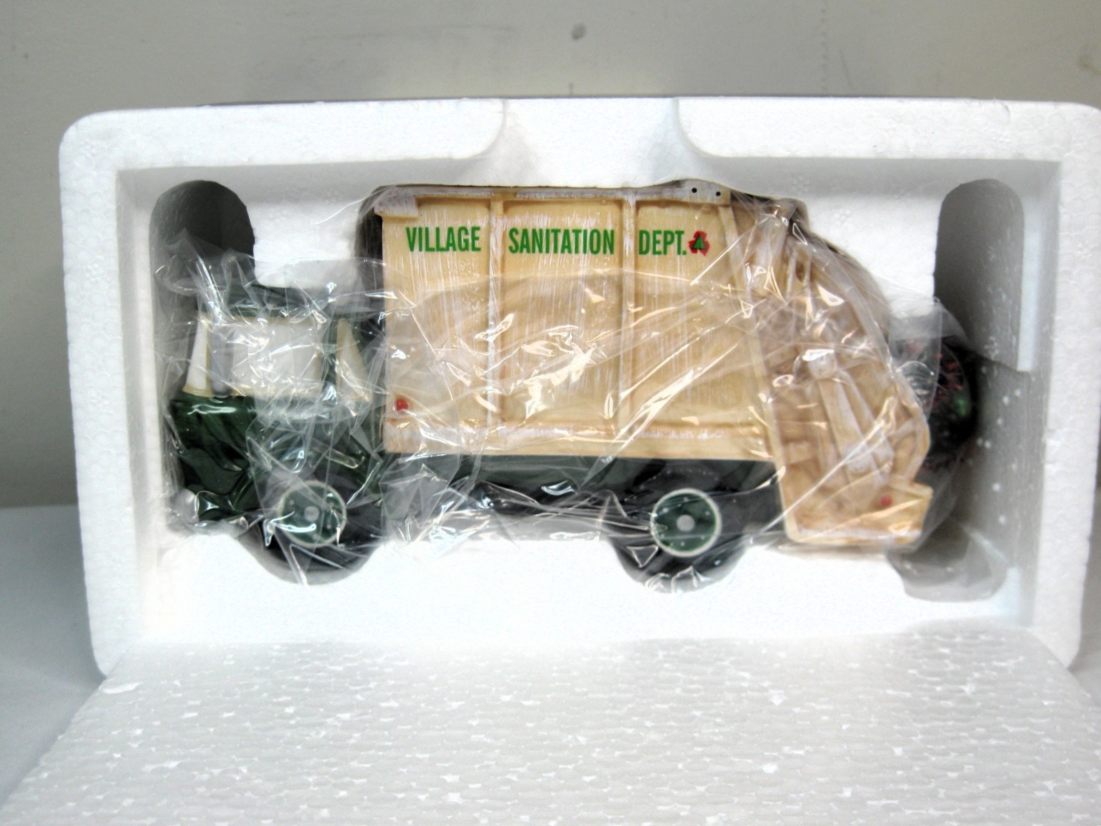 Department 56 Village Service Vehicle – Garbage Truck – Snow Village Series