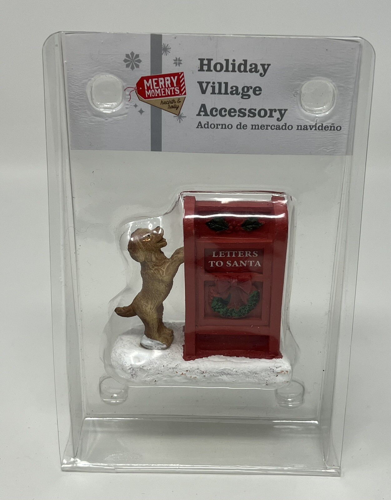 Merry Moments Holiday Village Accessory Dog Mailbox Christmas Aldi Santa Letters