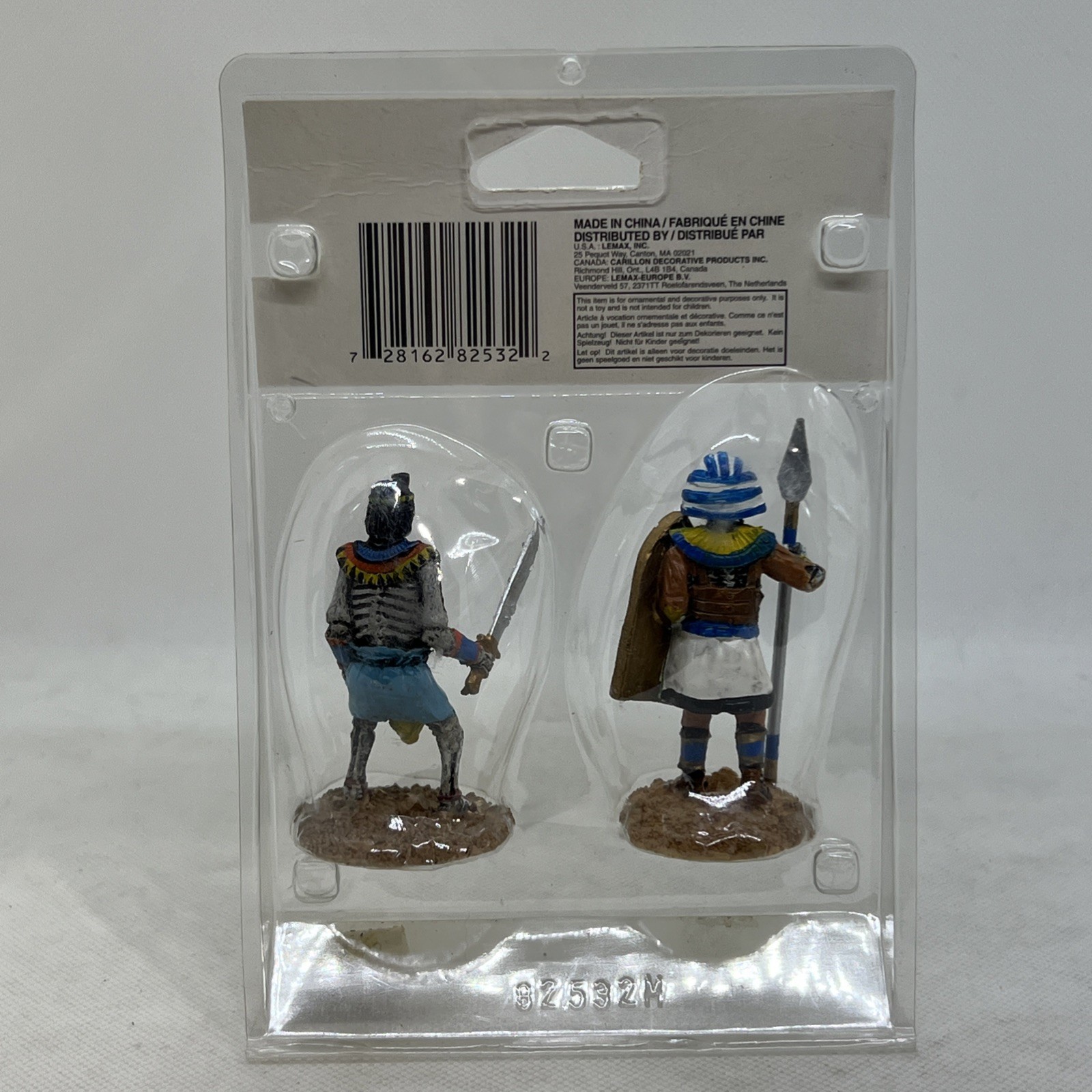 2008 LEMAX SPOOKY TOWN PHAROAH’S GUARDS 32532 HALLOWEEN FIGURES (OPEN) Skeletons