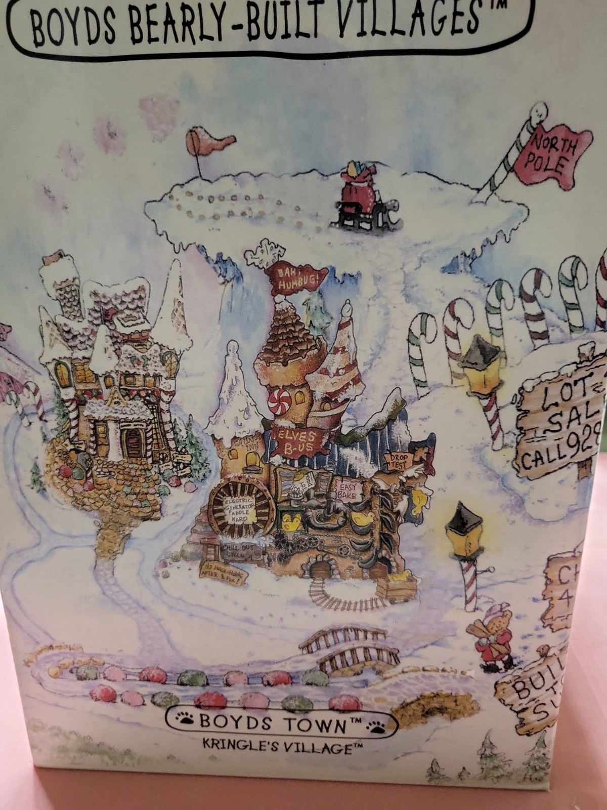 Boyds Bearly Built Village ELVES-B-US WORKSHOP