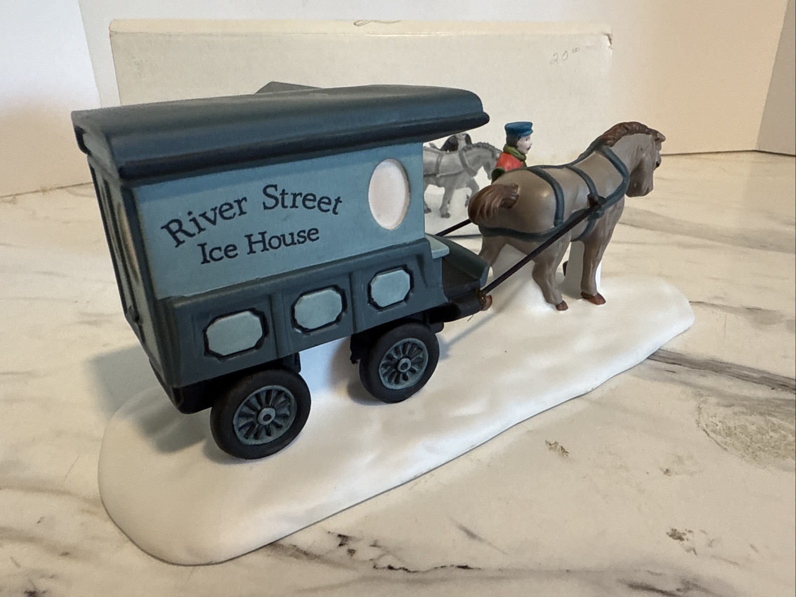 Dept 56 Christmas In The City River Street Ice House Cart #59595 Vintage w/Box