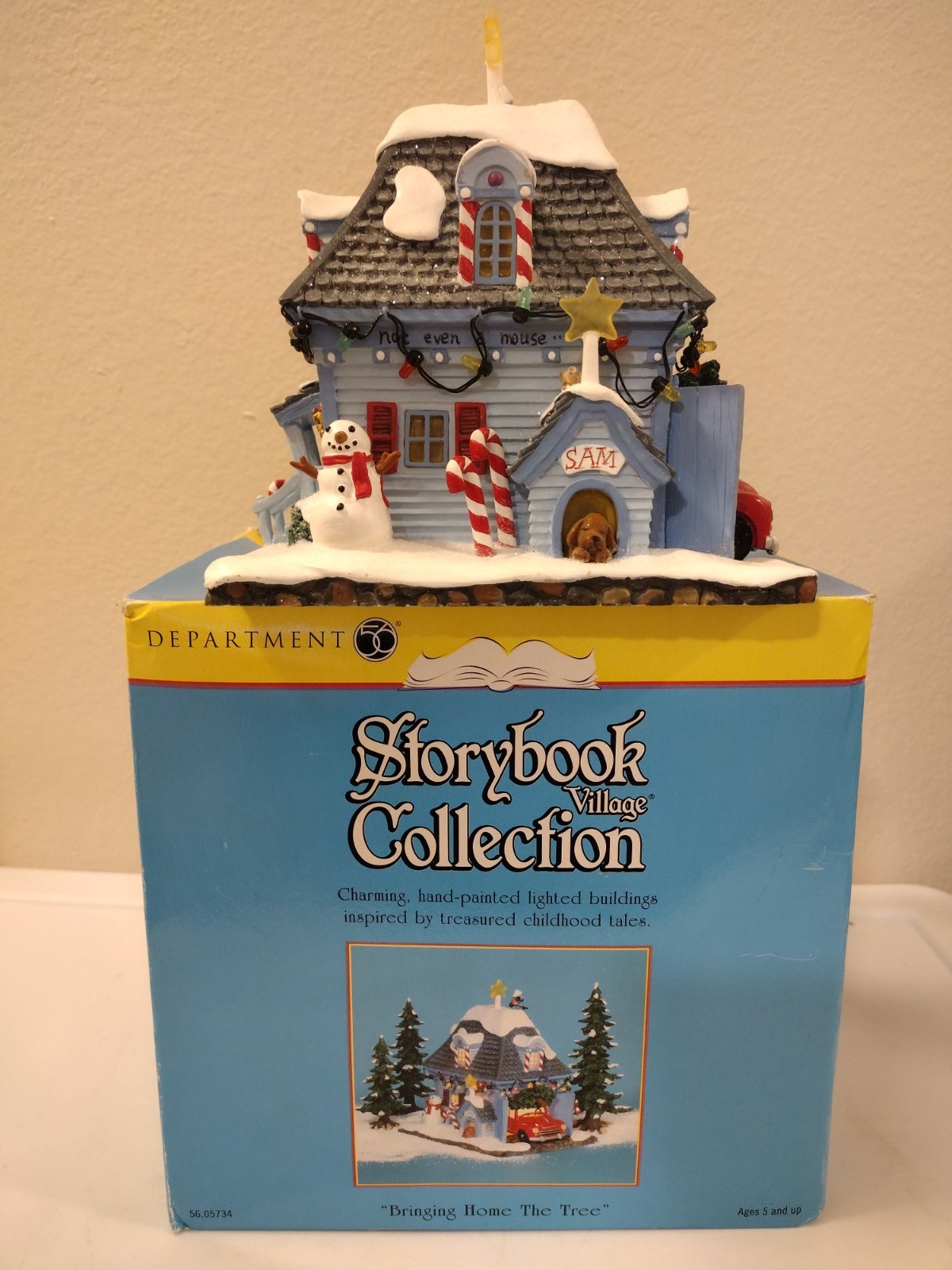 Dept. 56 Bringing Home The Tree Storybook Village Collection 05734 Christmas