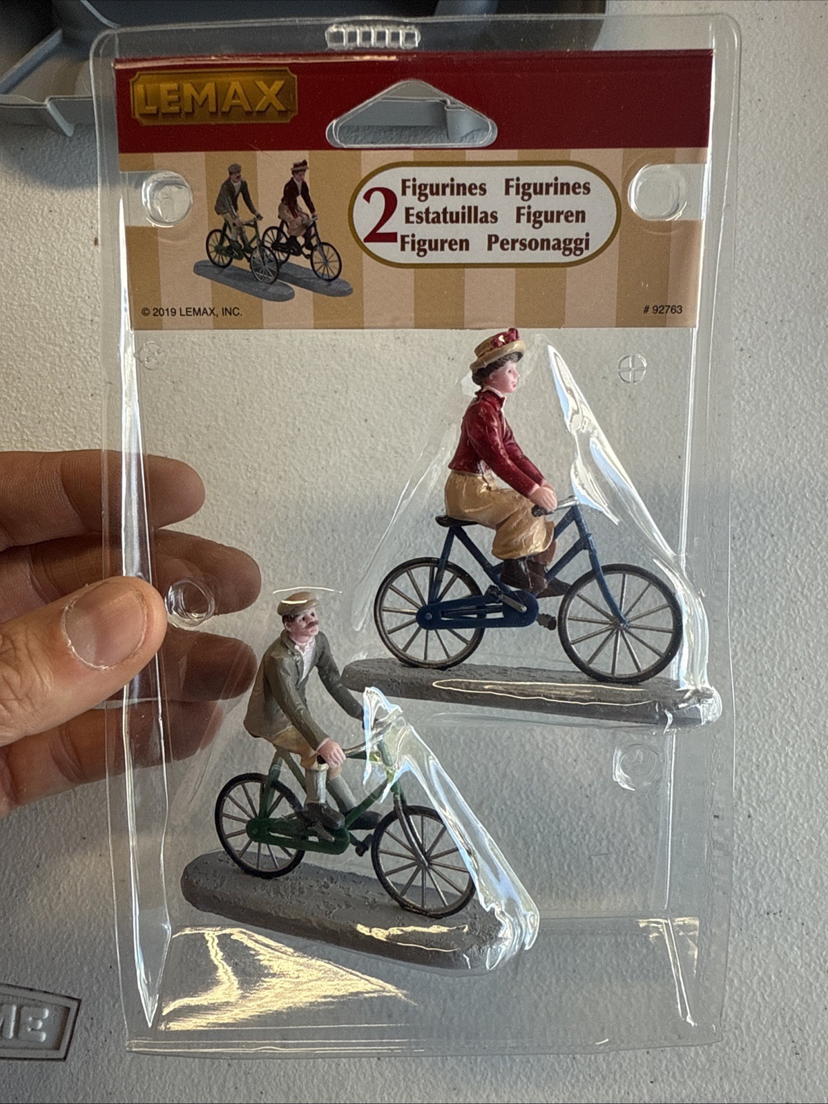 Lemax 2019 Bike Ride Date Caddington Village #92763 Romantic Outdoor