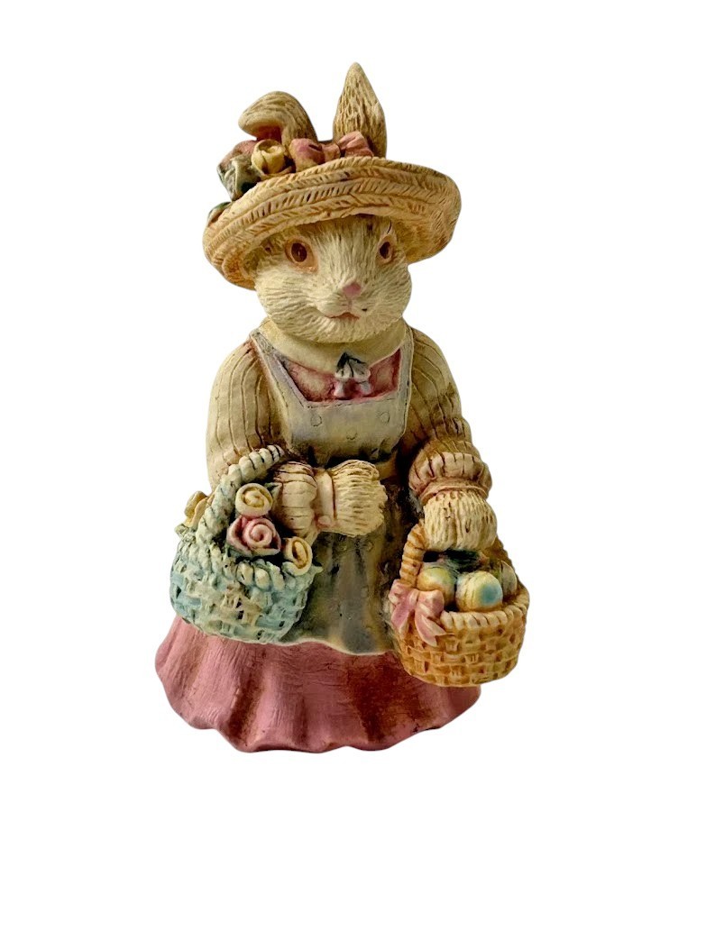Easter Village Figurine Grandma Rabbit Bunny Replacement for a Set of 3