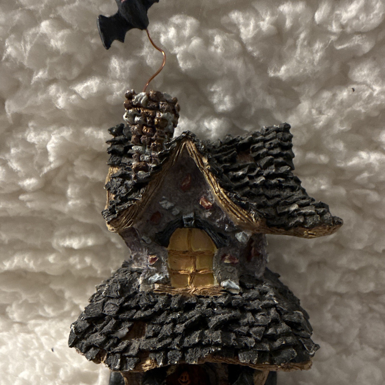 Boyd’s Halloween Haunted House on Wheels Village House, Resin Hand Painted, 2005
