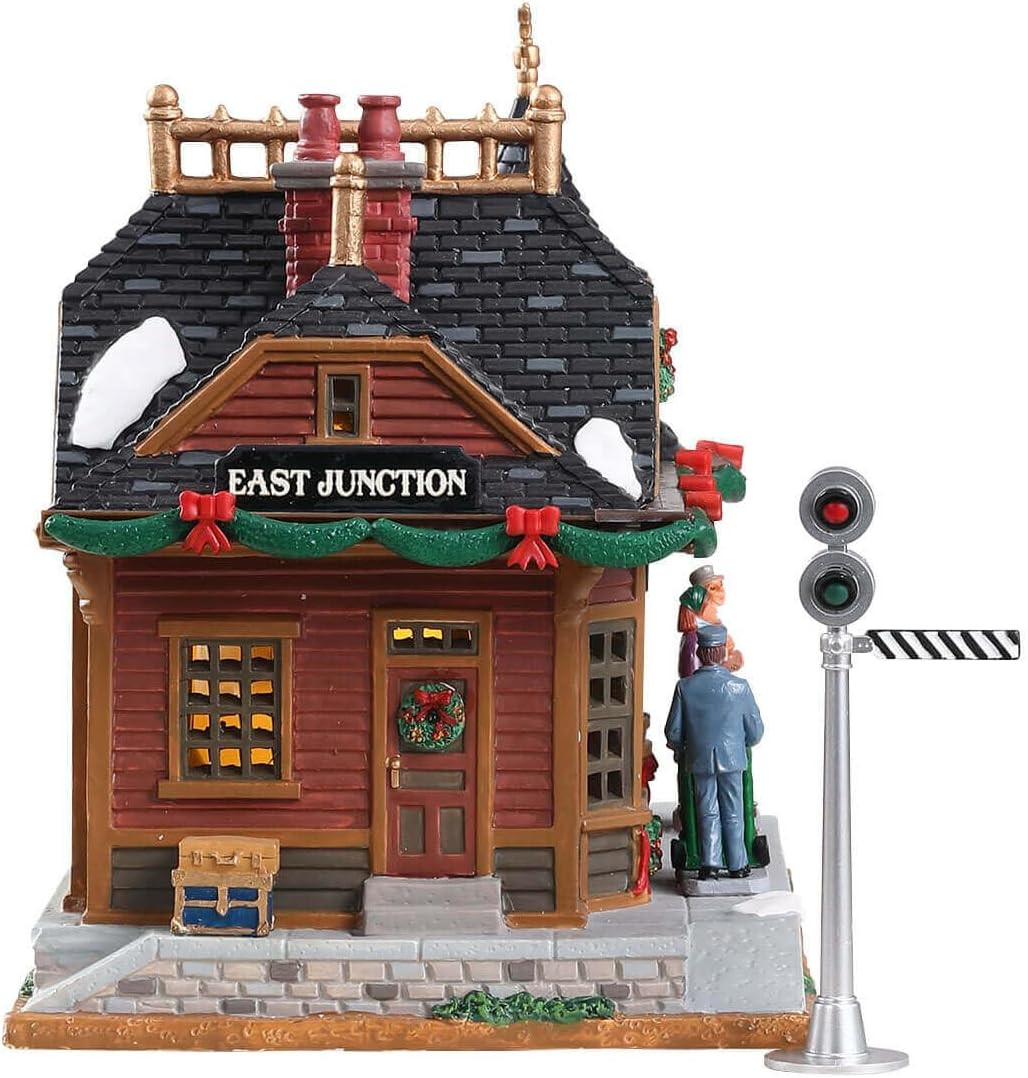Christmas Village East Junction Station Battery Operated Led – 75256