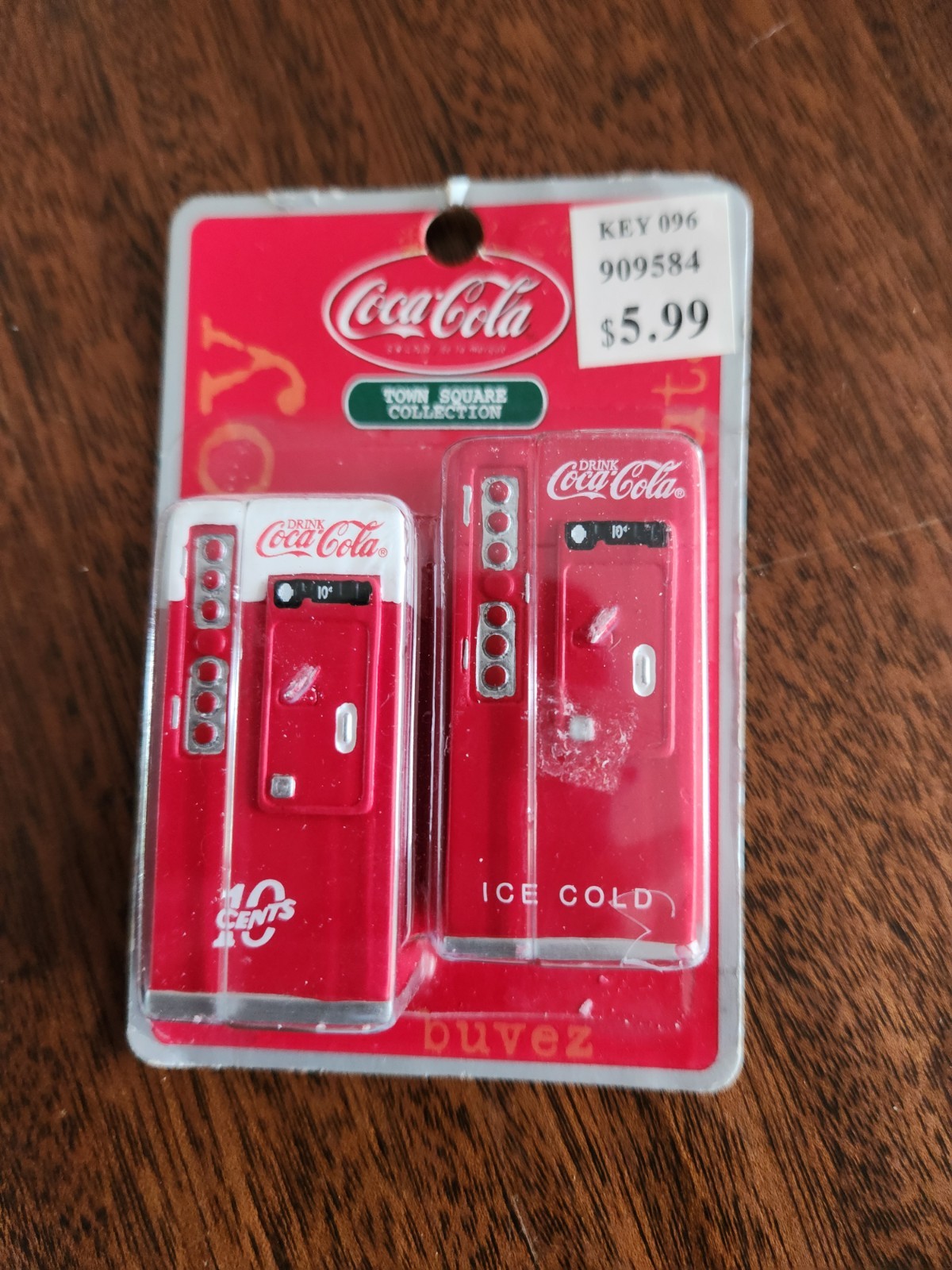 Coca Cola Town Square Christmas Village Accessory Figure, Vending Machines (B)