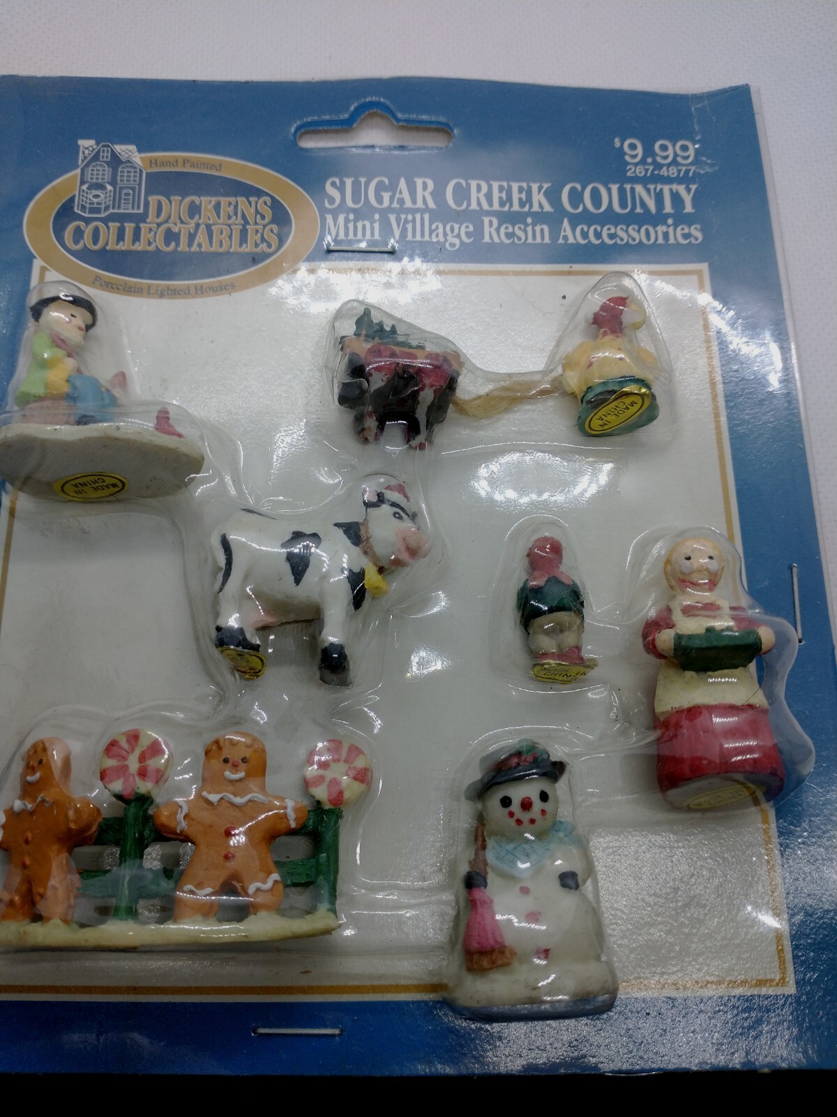 Dickens Collectables Sugar Creek County Mini Village Resin Accessories 1995
