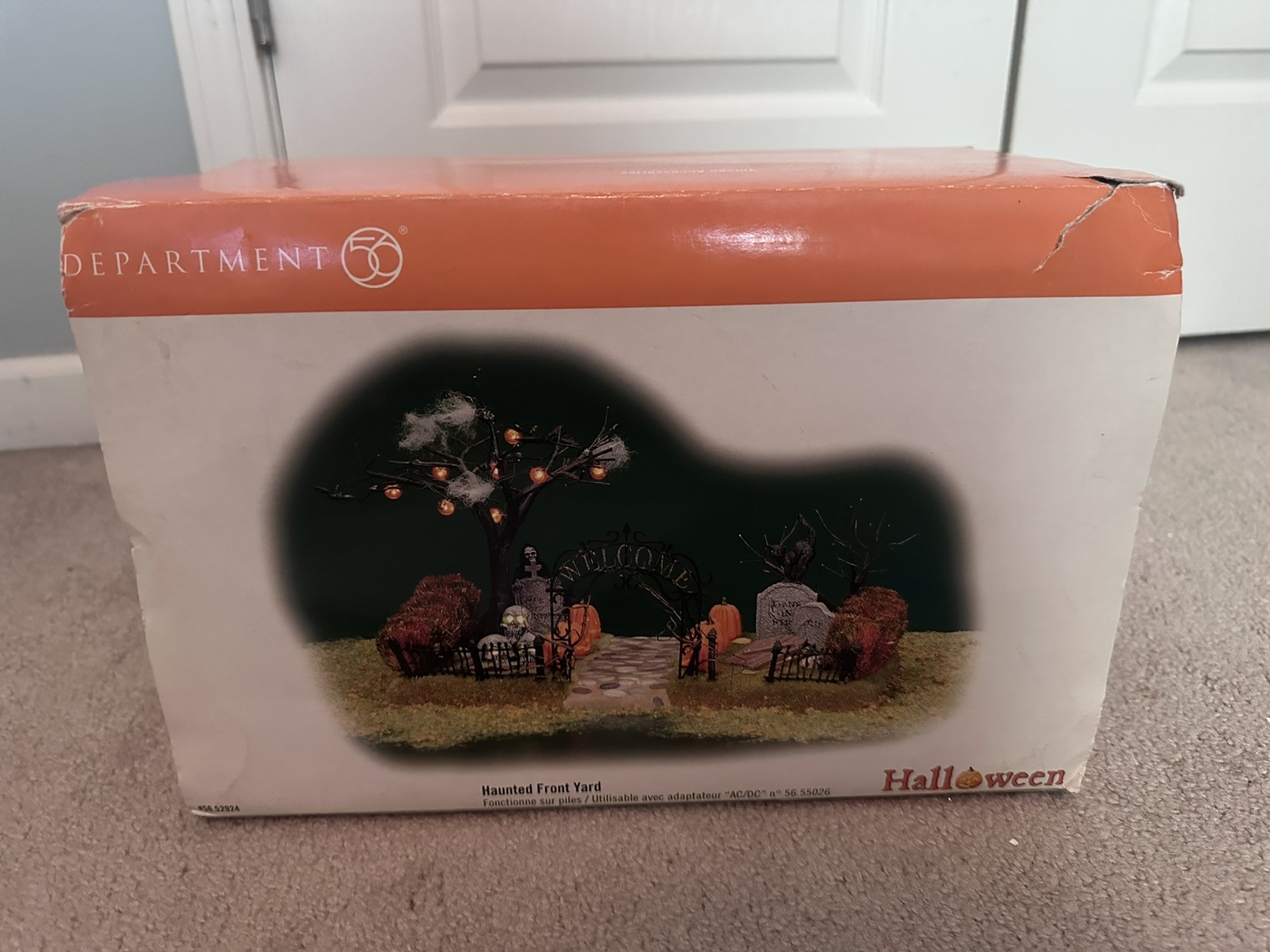 Department 56 Snow Village Halloween Haunted Front Yard #52924 Lights Retired
