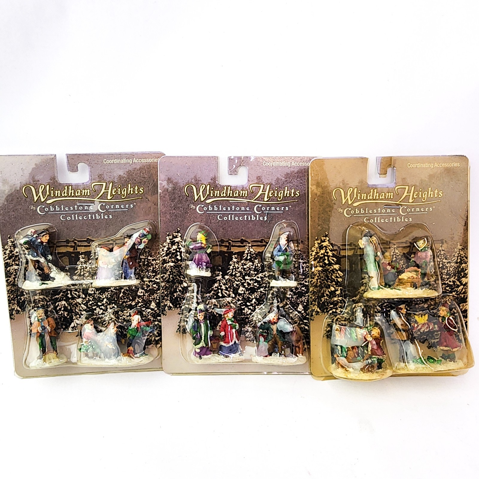Windham Heights Cobblestone Corners People Figures Lot of 3 packages