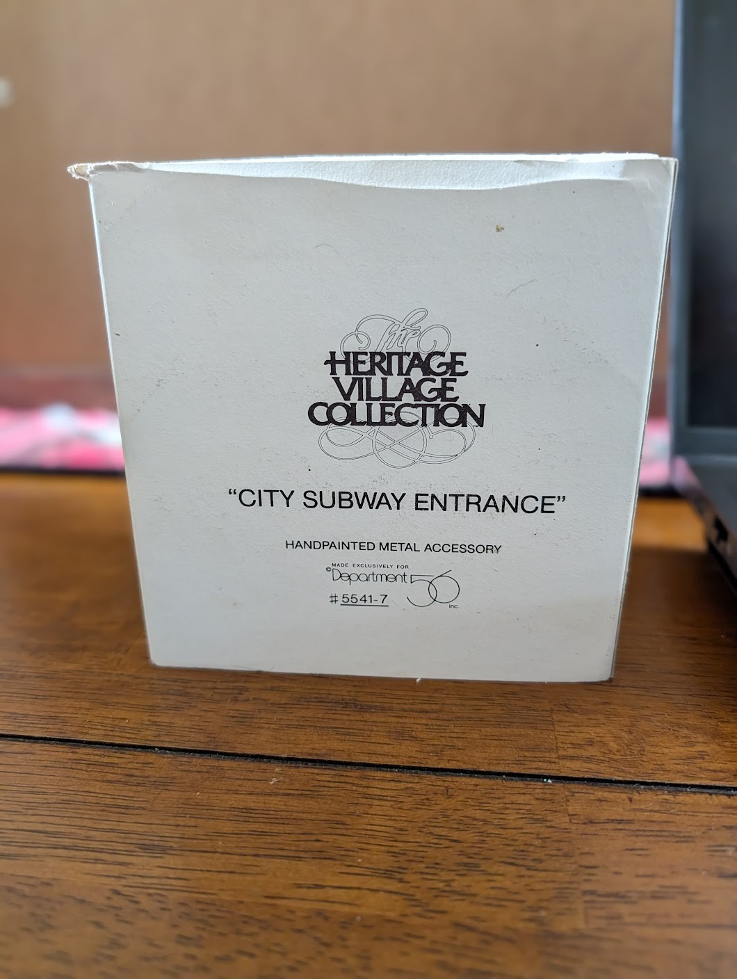 Dept 56 Christmas in the City – City Subway Entrance
