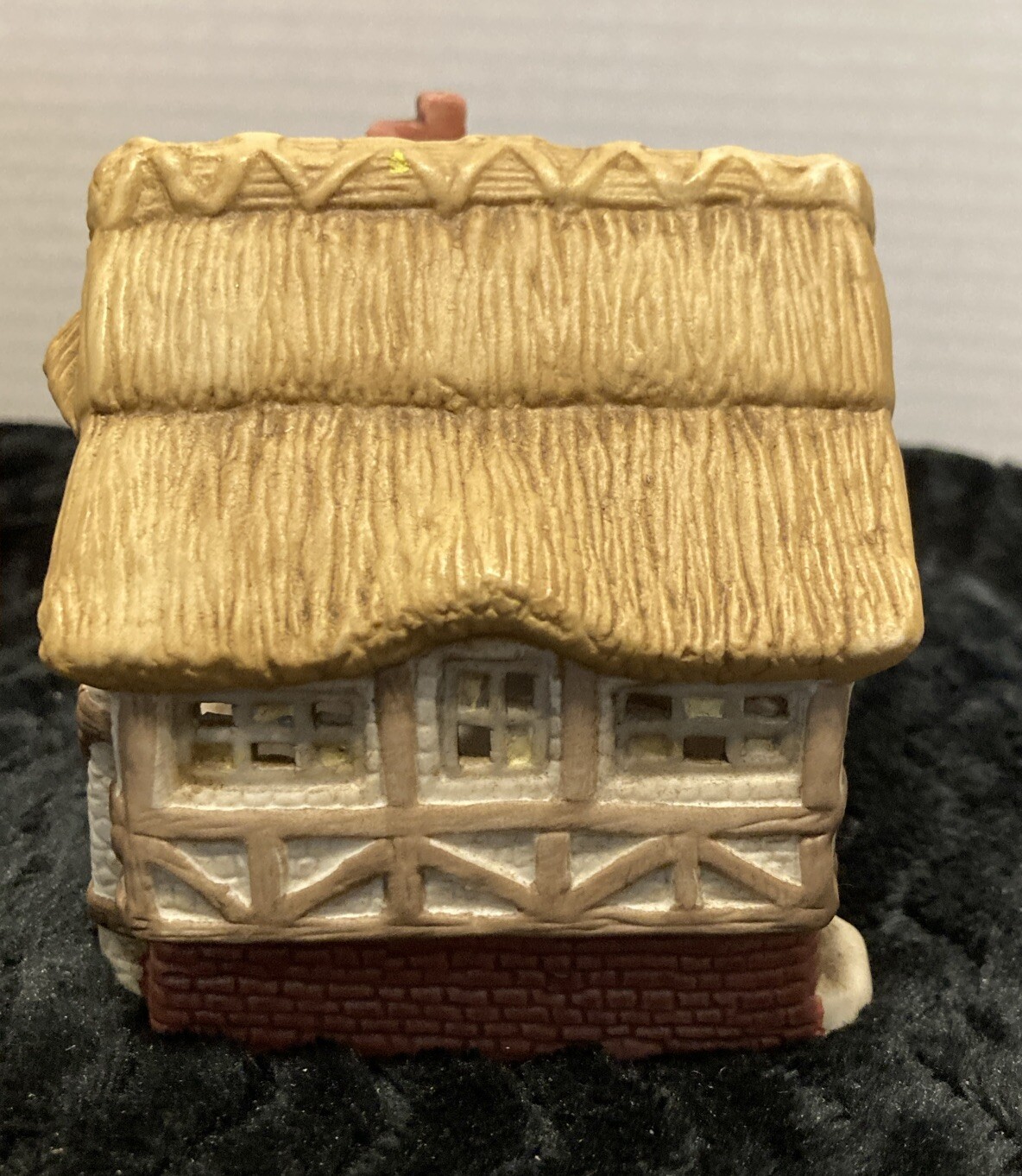 Holiday Time Porcelain Bisque House Candleholder