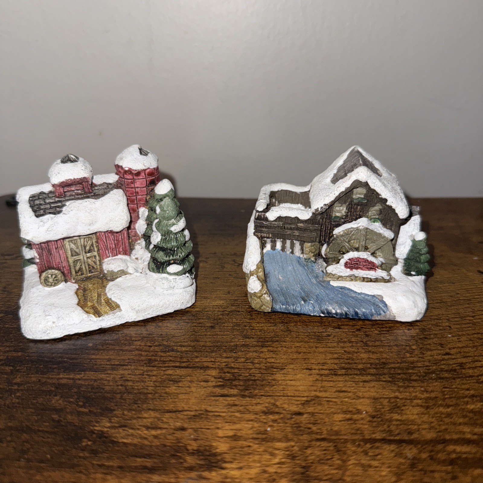 1989 RSVP The American Rustic Series Barn With Silo & Grist Mill