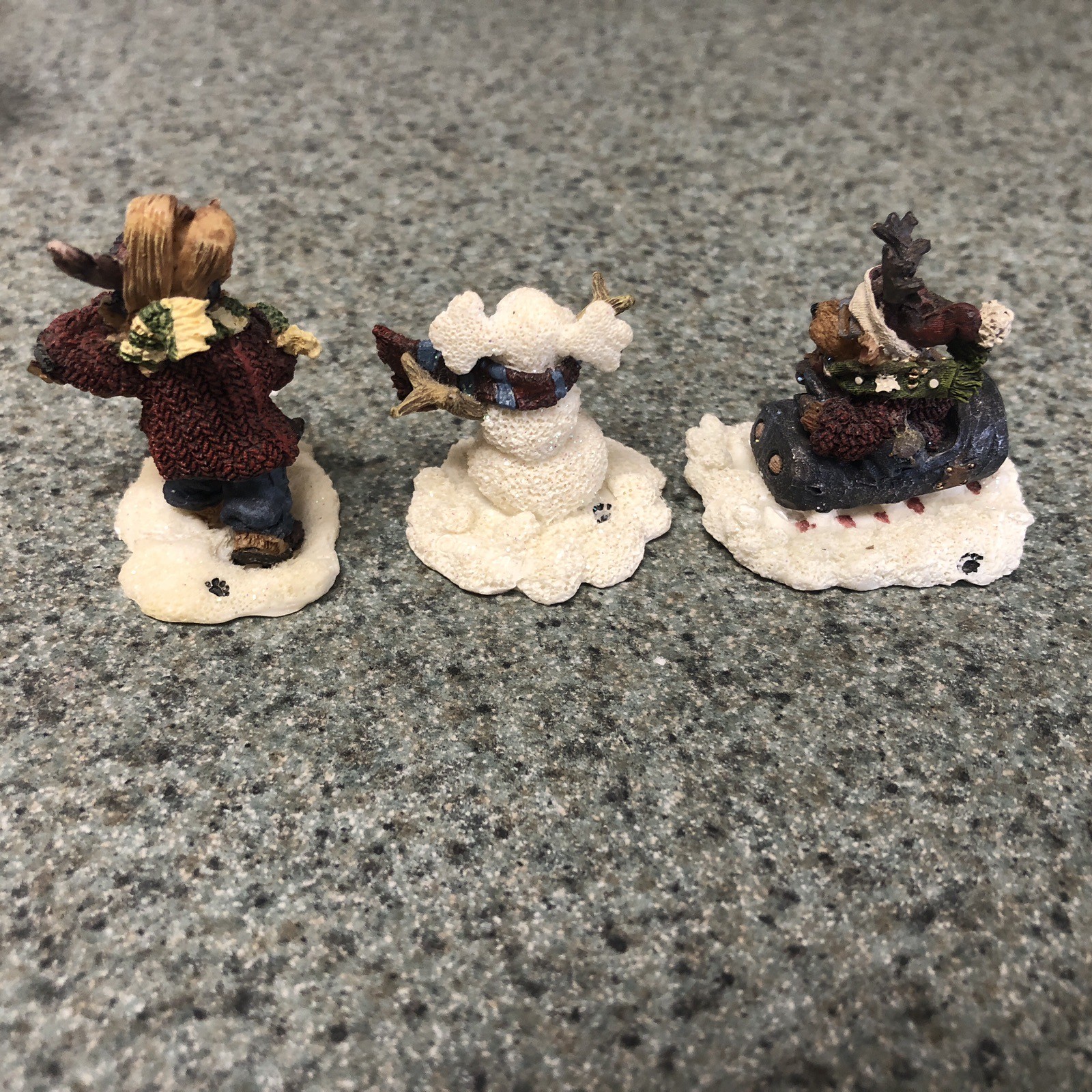 Boyds Bears Wunnerful Village Accessory Stuff Buck Snowplow,Snow Moose, Zoom