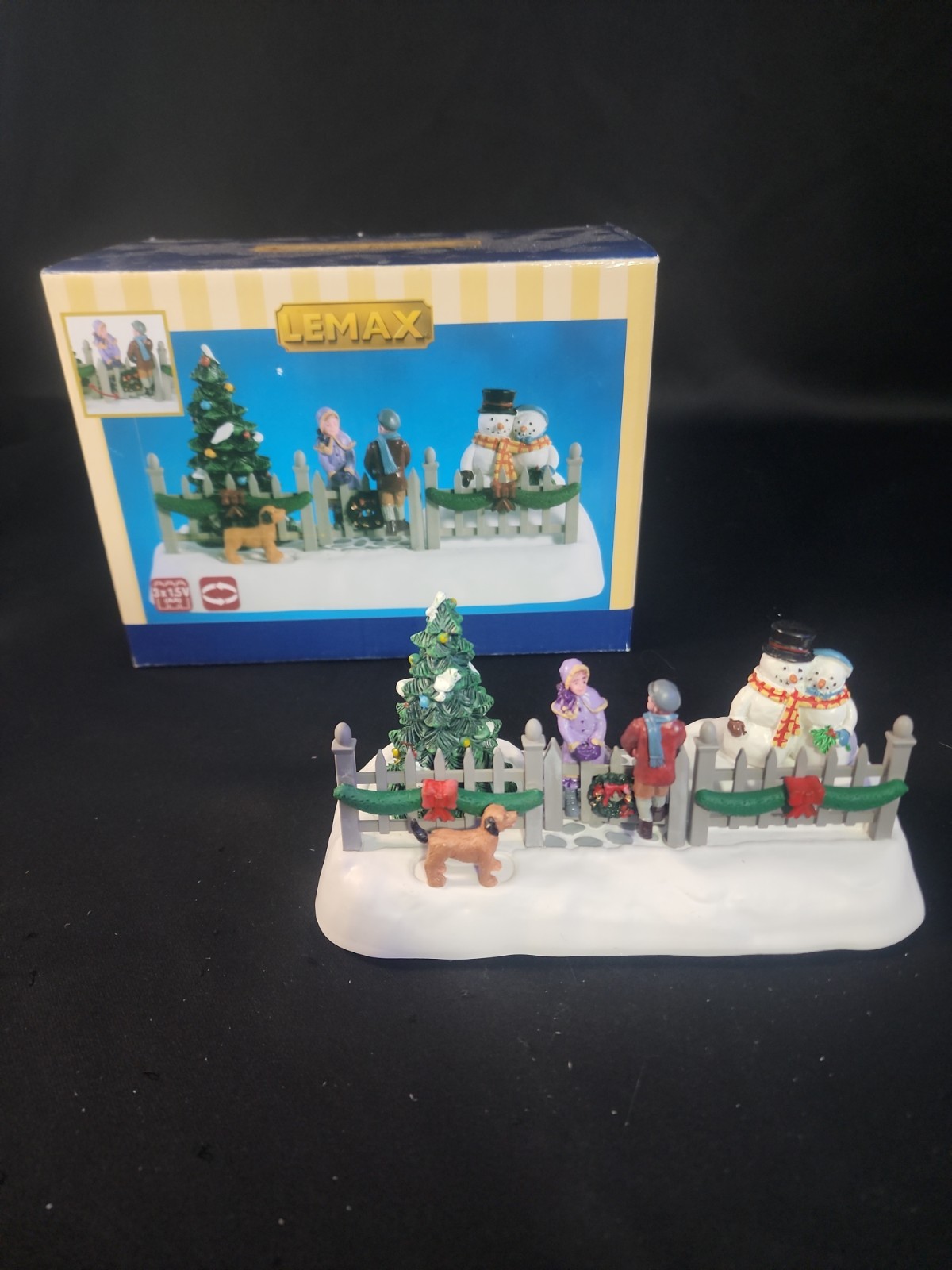 Lemax Christmas Village Accessory Animated Battery Operated Swinging Gate