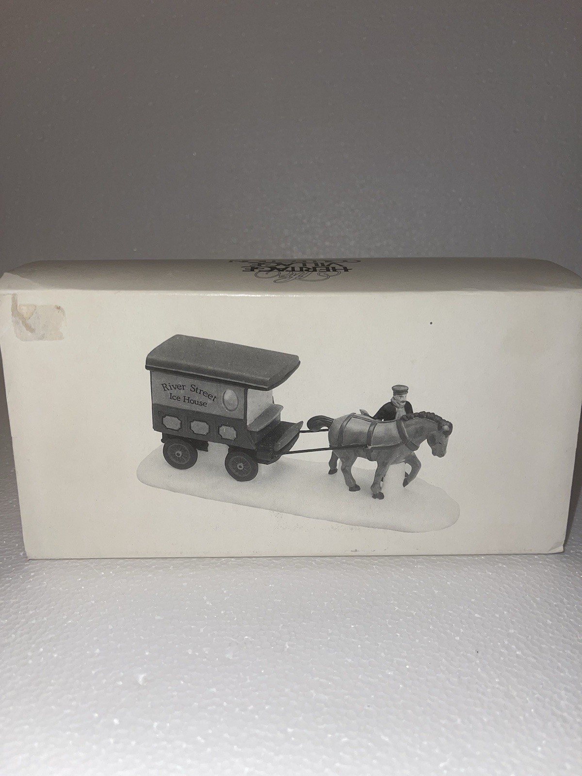 DEPT 56 CHRISTMAS IN THE CITY ACCESSORY RIVER STREET ICE HOUSE CART #5959-0 NEW