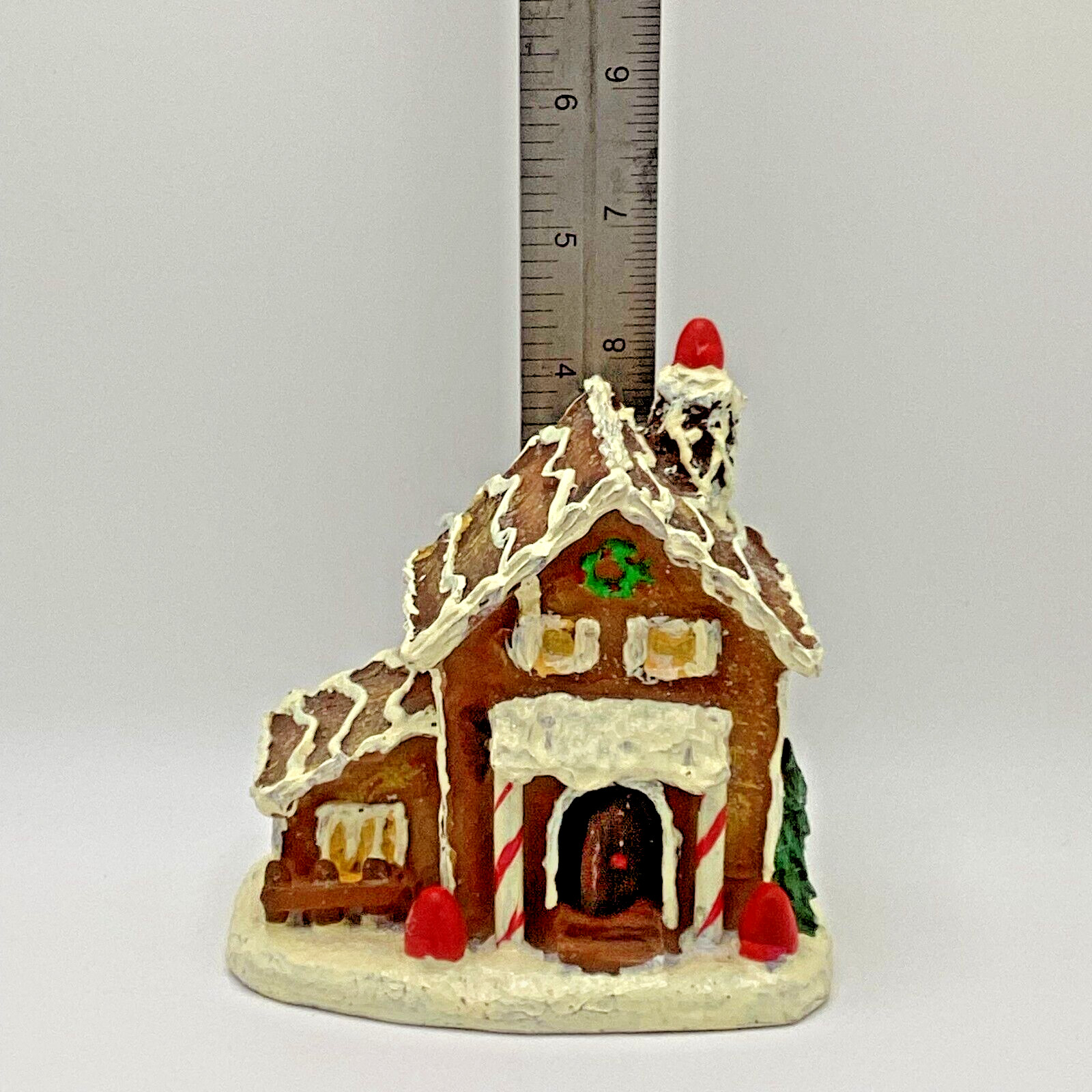 Plastic Gingerbread House Christmas Village