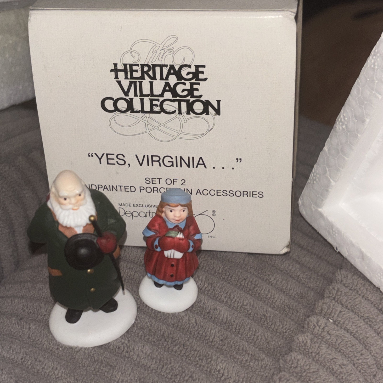 Dept 56 Yes, Virginia Heritage Village Collection 58890 Retired
