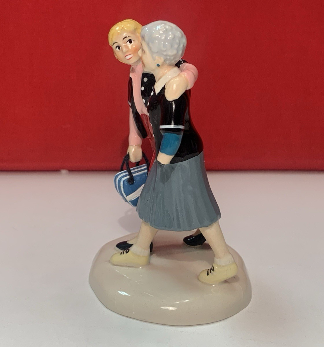 Broken Dept 56 A Perfect Game Original Snow Village Bowling Figurine 4036577