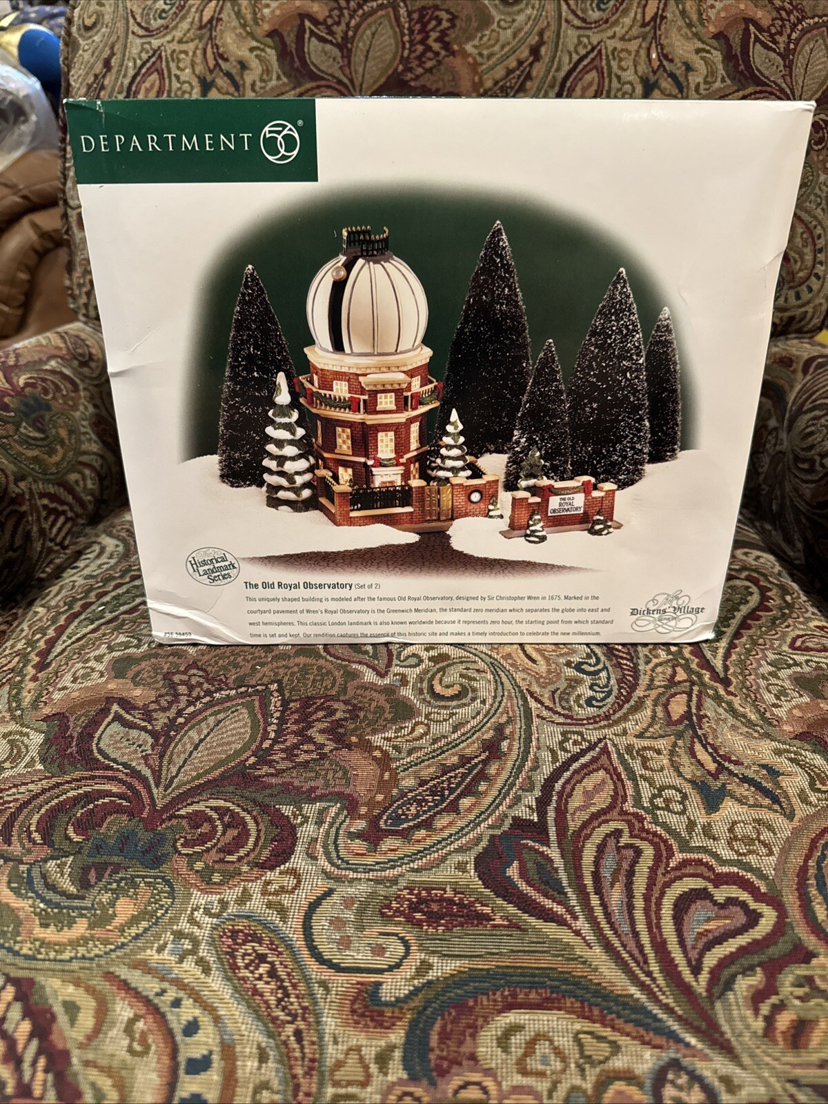 Dept 56 Dickens Village 1999 Historical Landmark The Old Royal Observatory 58453