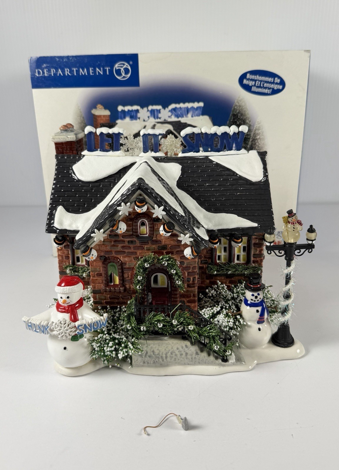 Dept 56 Snow Village The Snowman House 55390 RETIRED 2020 Christmas – Read Descr
