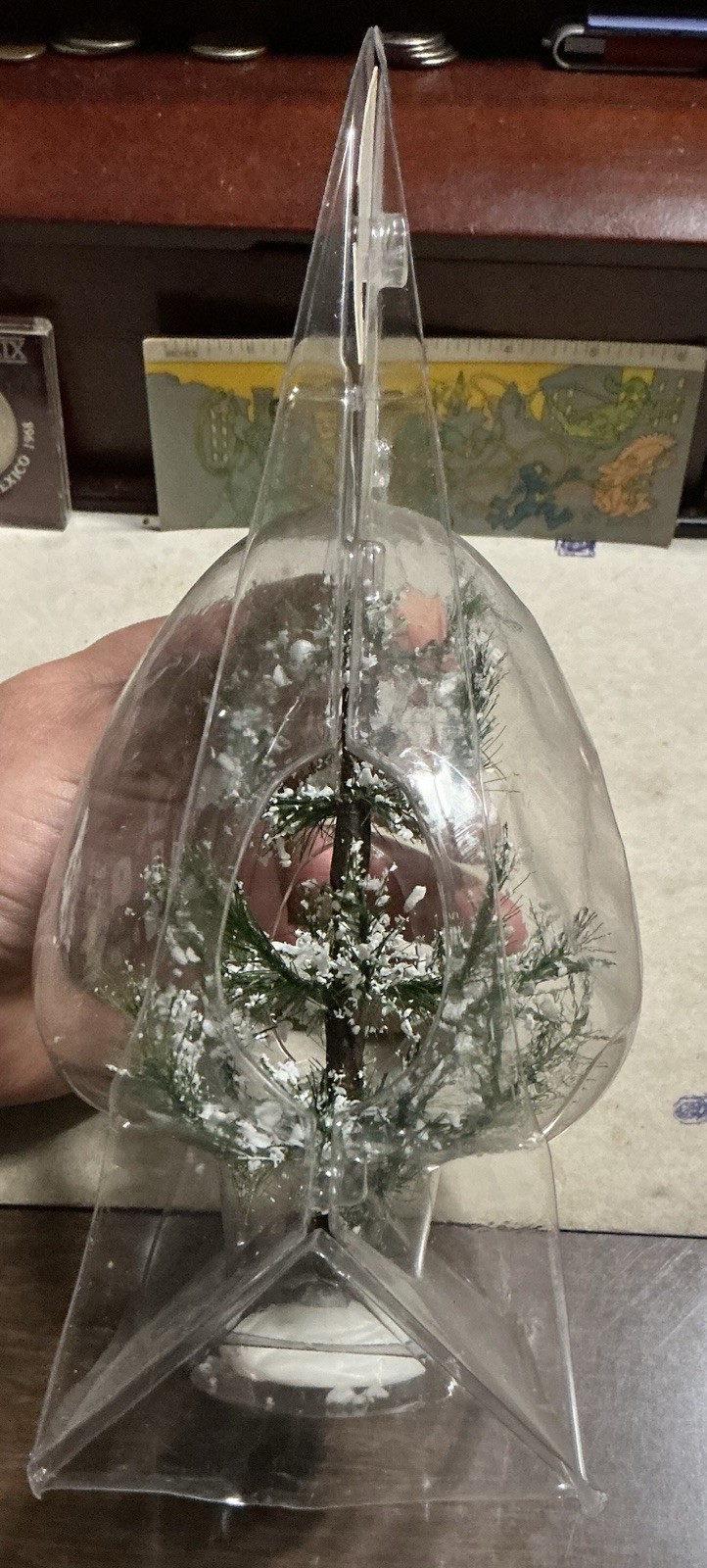 LEMAX Medium White Pine Tree Carole Towne Collection Accessory
