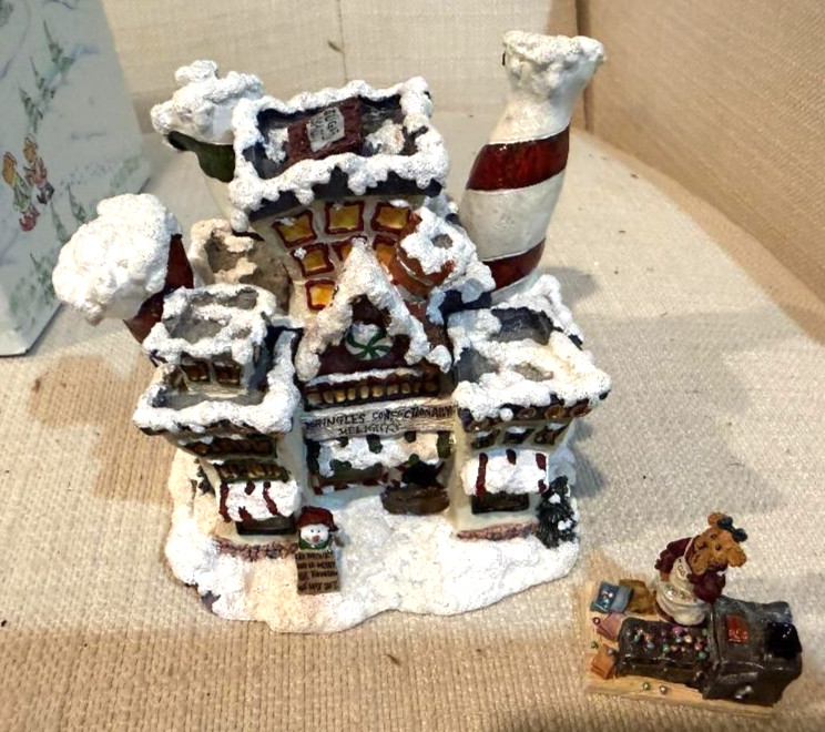 2002 Boyds Bearly Built Villages “Kringle’s Confectionary Delights” #19036