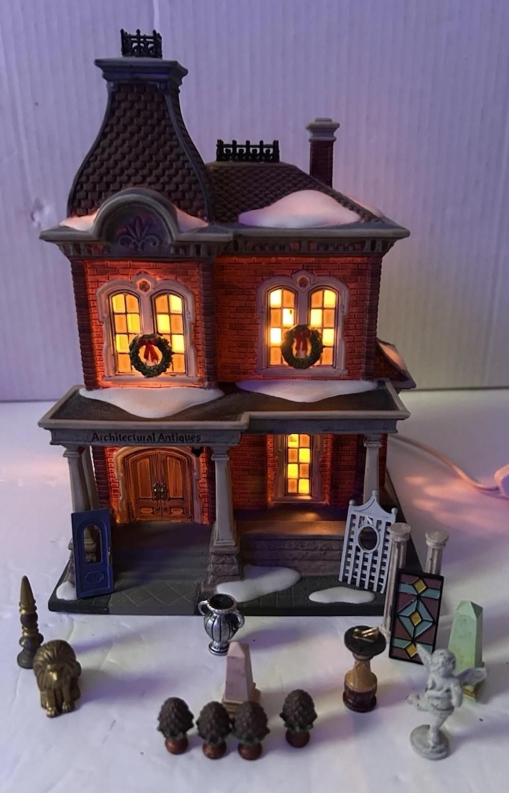 Dept 56 Architectural Antiques Christmas in the City Complete Light Cord Box