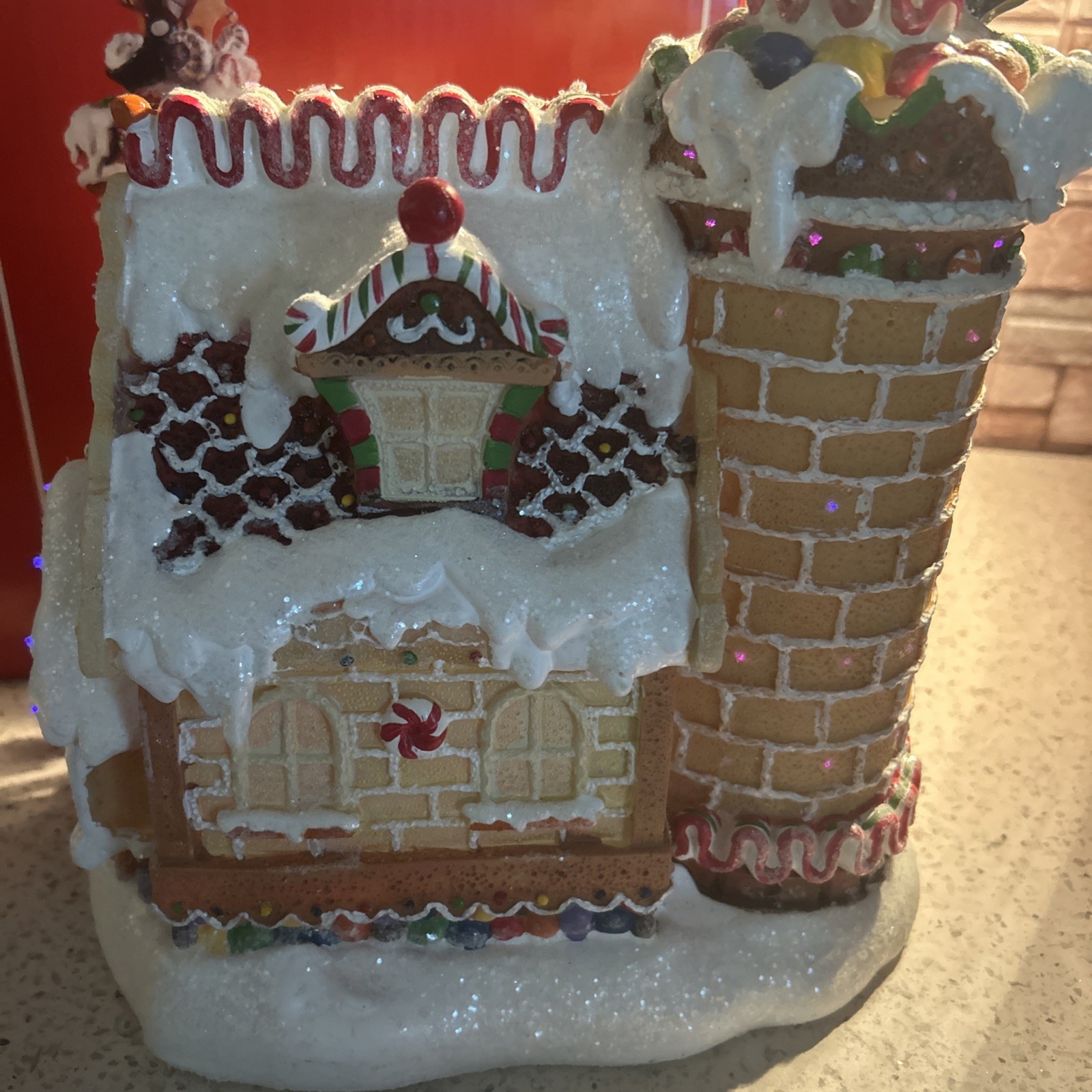 Fiber Optic Gingerbread House 2006 Sam’s Club Christmas Holiday Collection