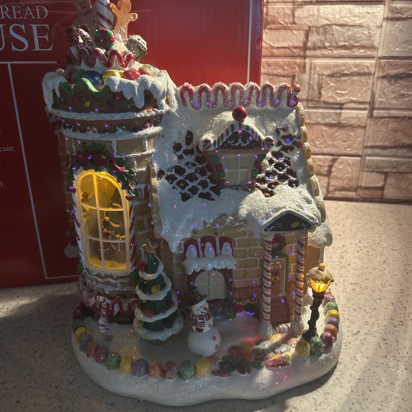 Fiber Optic Gingerbread House 2006 Sam’s Club Christmas Holiday Collection