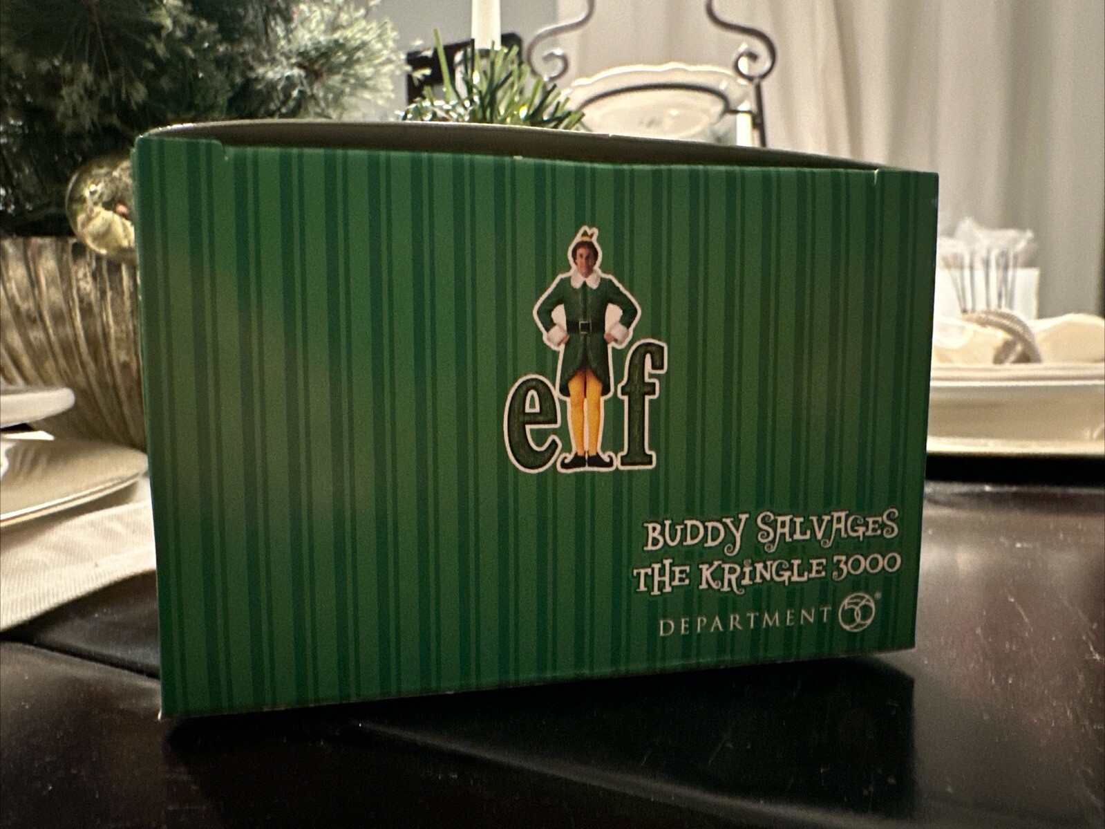 Dept 56 Buddy salvages The Kringle 3000 Santa