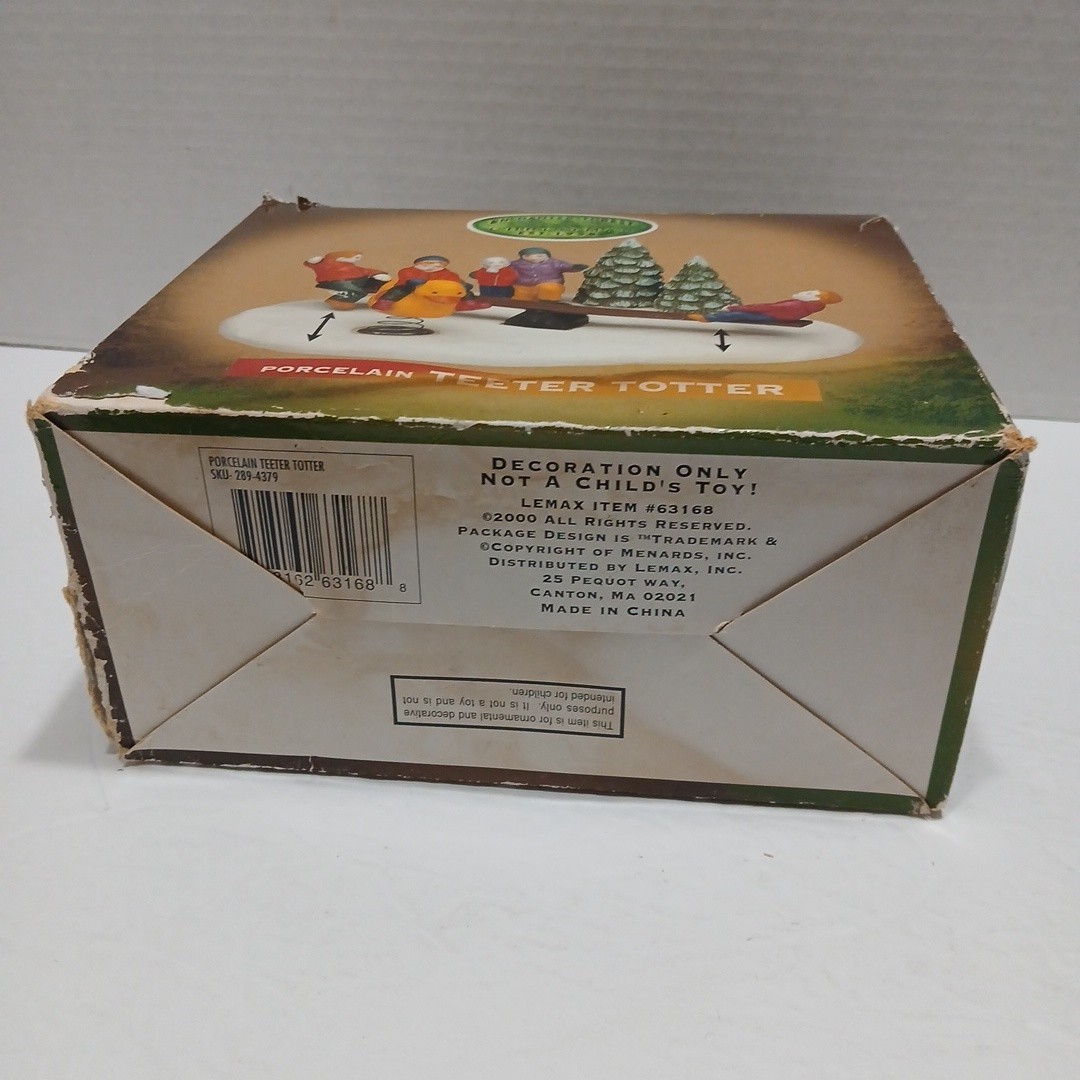 LEMAX CHRISTMAS VILLAGE HOUSE ACCESSORIES 1996 – PLAYGROUND TEETER TOTTER #63168