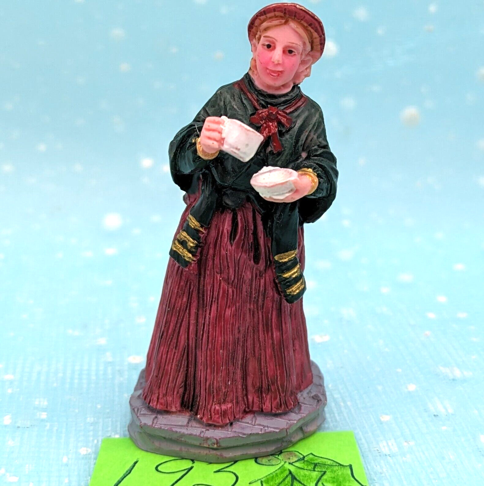 Lemax Coffee Stall Victorian vendor Christmas Village Figurines NO BOX INV193