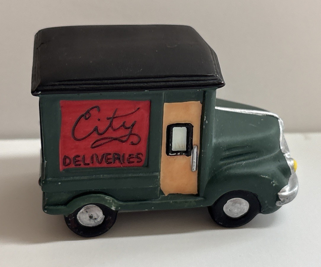 Dept 56 City Deliveries Truck Christmas 1981 Village Holiday Miniature Town