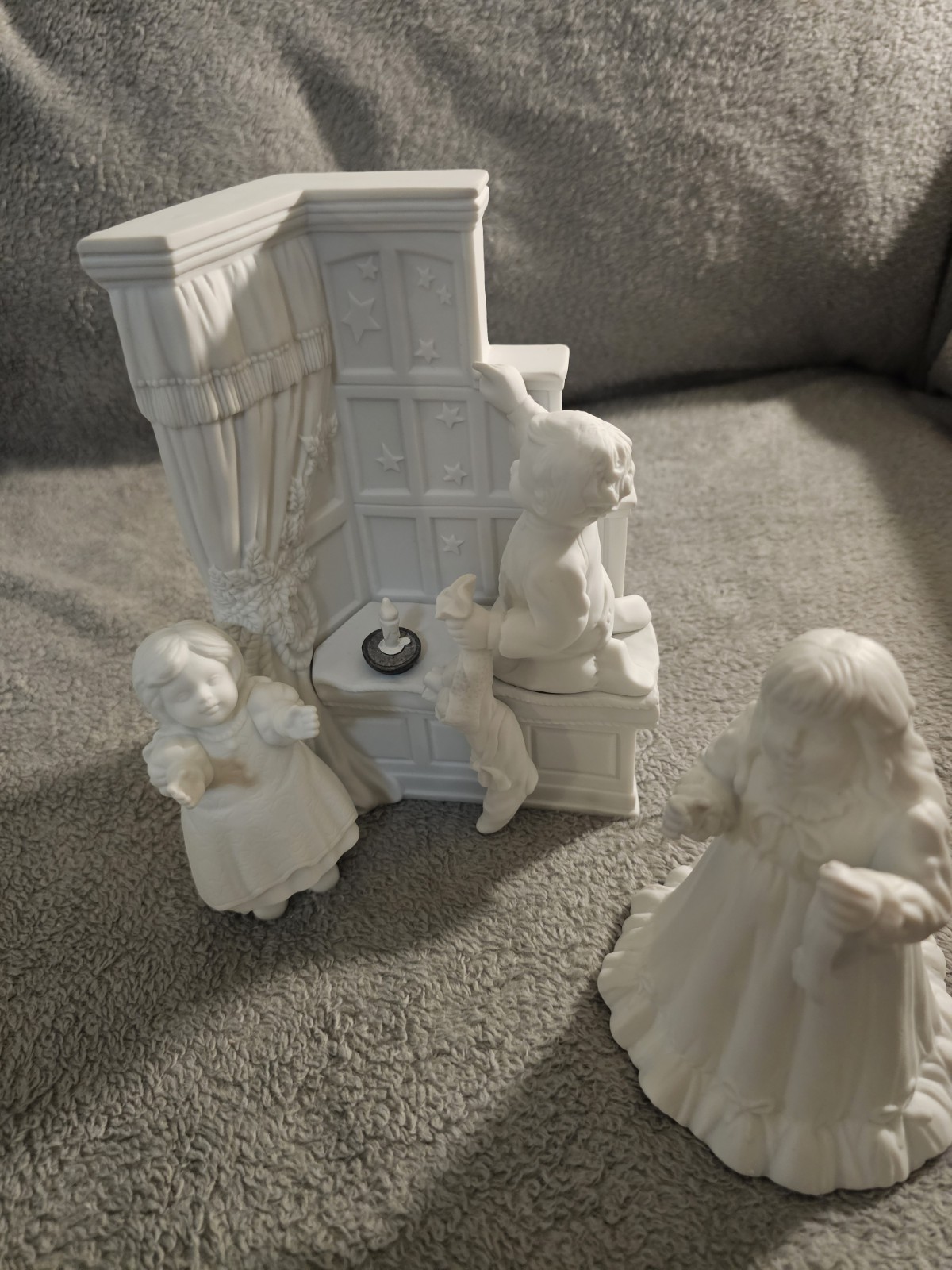 Dept. 56 Winter Silhouette Lot Of 3 Pcs. Retired Vintage