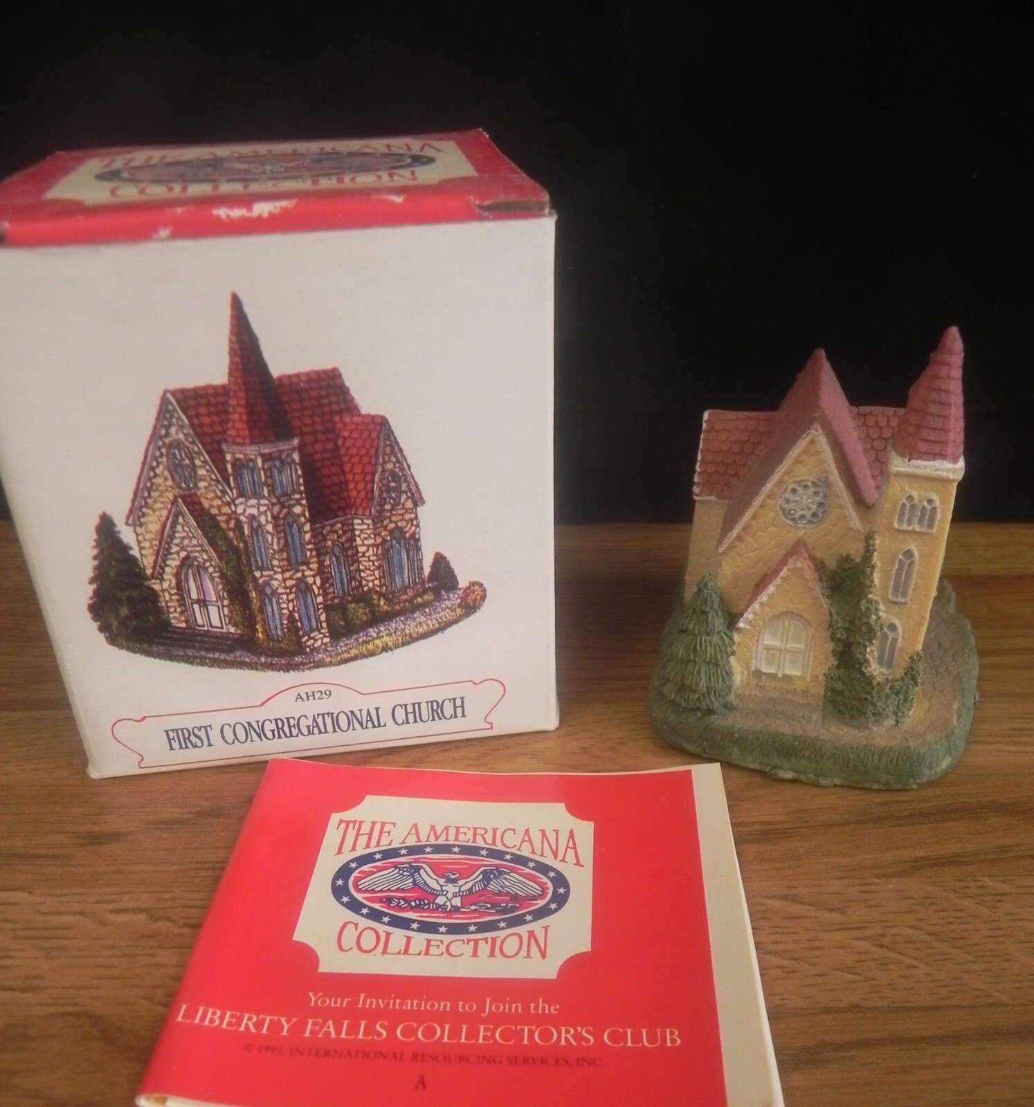 1993 The Americana Collection Liberty Falls FIRST CONGREGATIONAL CHURCH