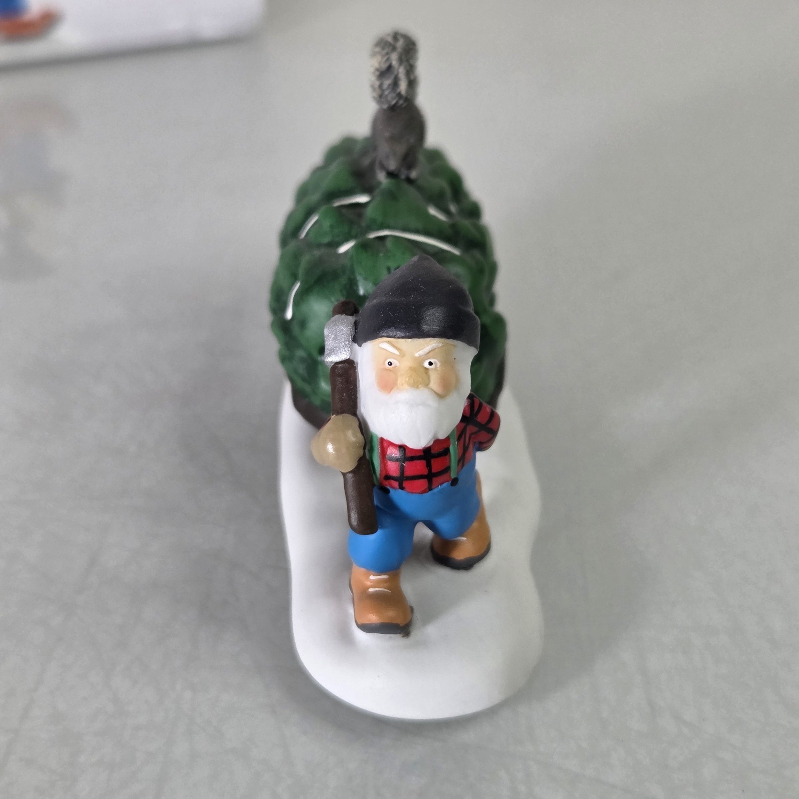 DEPARTMENT 56 North Pole Village Accessory 2015 TINY LUMBERJACK 4044851 Dept 56