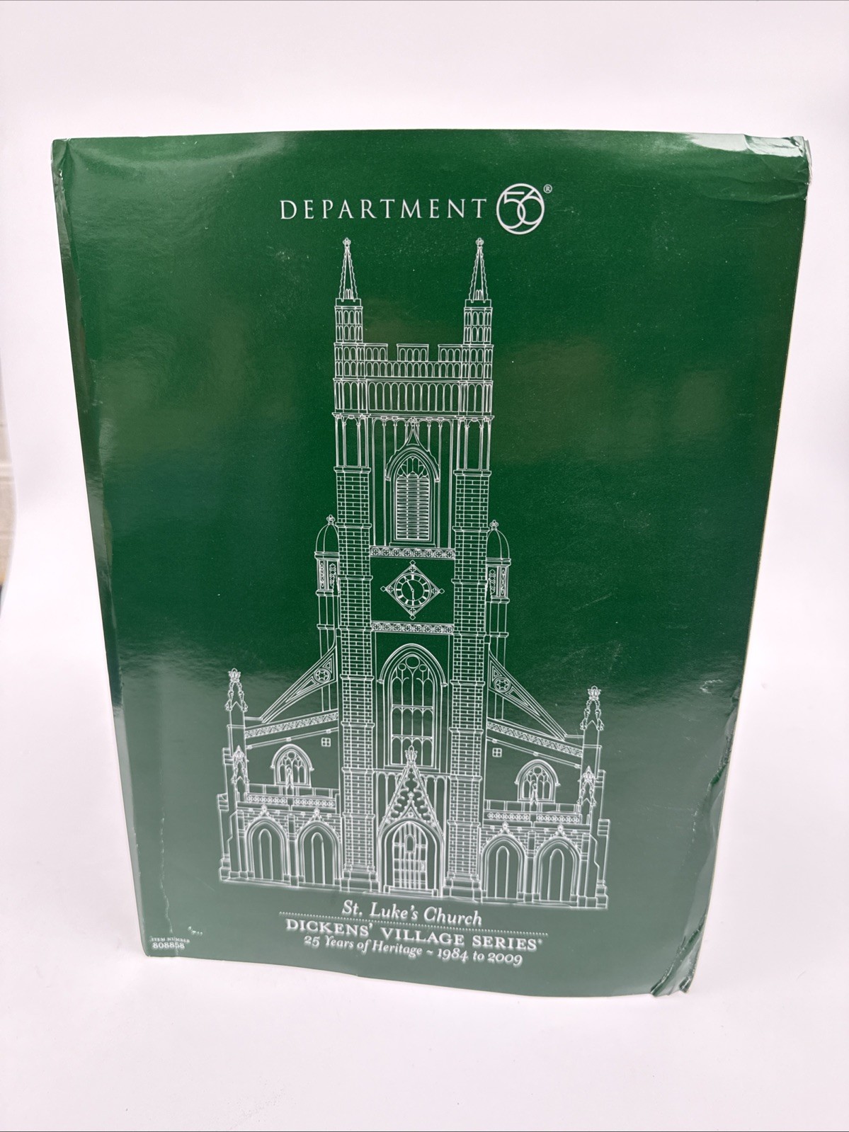 Dept 56 Dickens Village Series 25th Anniversary St. Luke’s Church 808858