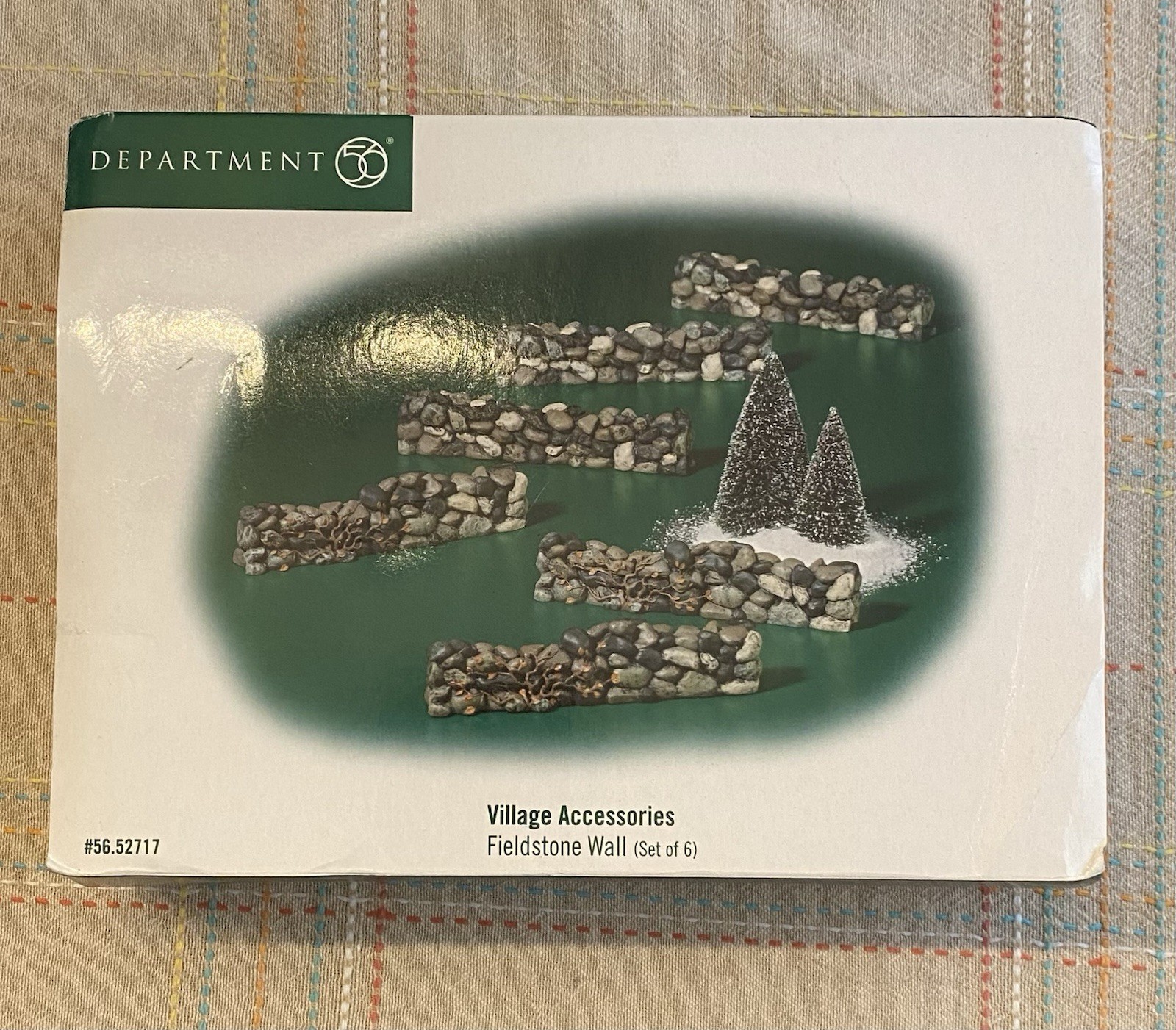 Dept.56 Village Accessories Fieldstone Wall #52717
