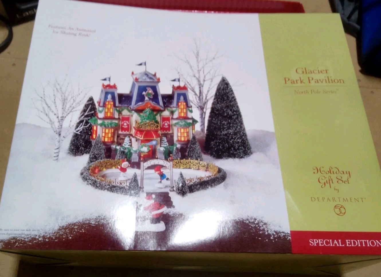 VTG Department 56 Village GLACIER PARK PAVILION North Pole Series IceRink NIB