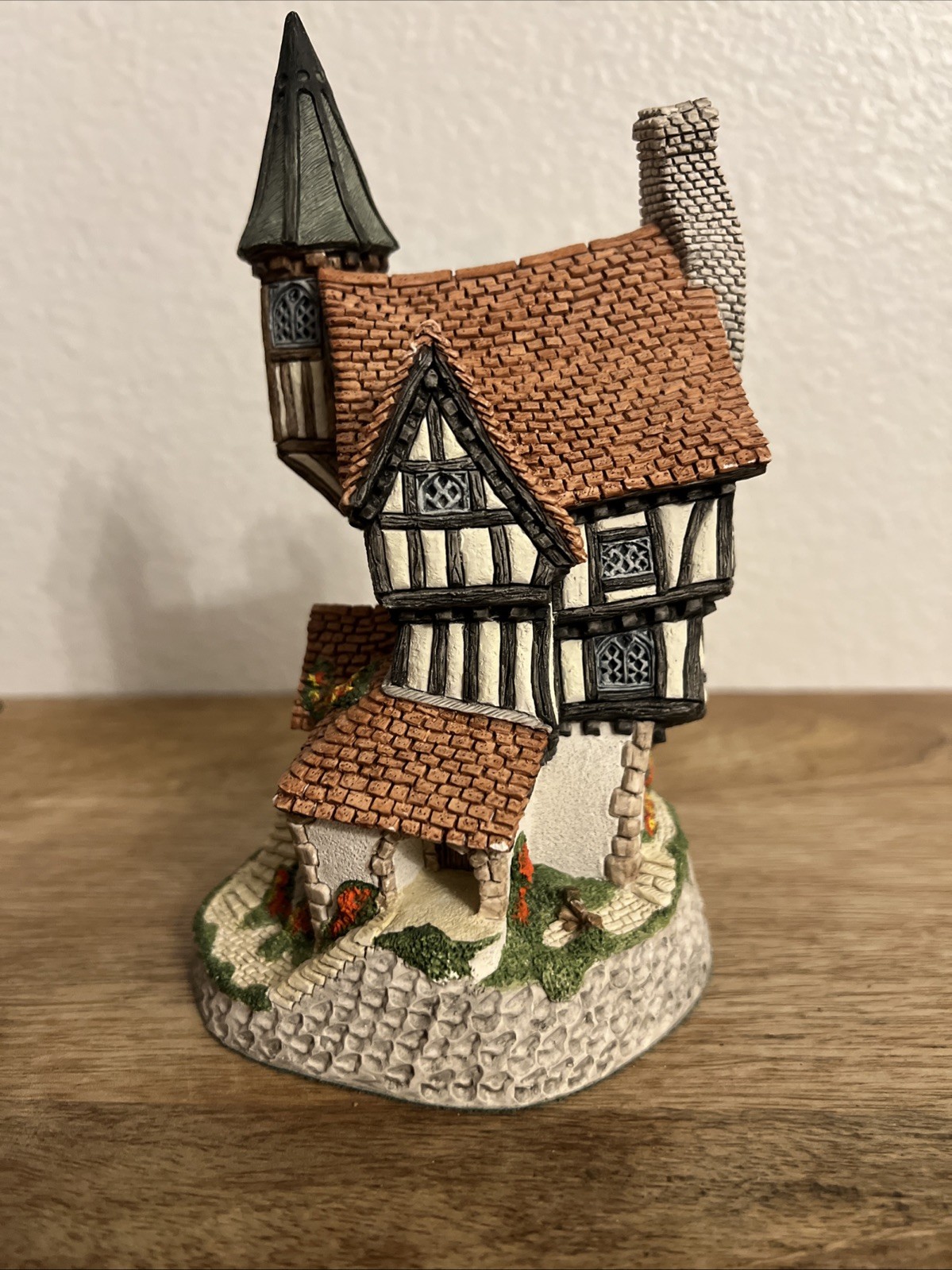 There Was A Crooked House By David Winter Resin Vintage 1986 Made In England #5